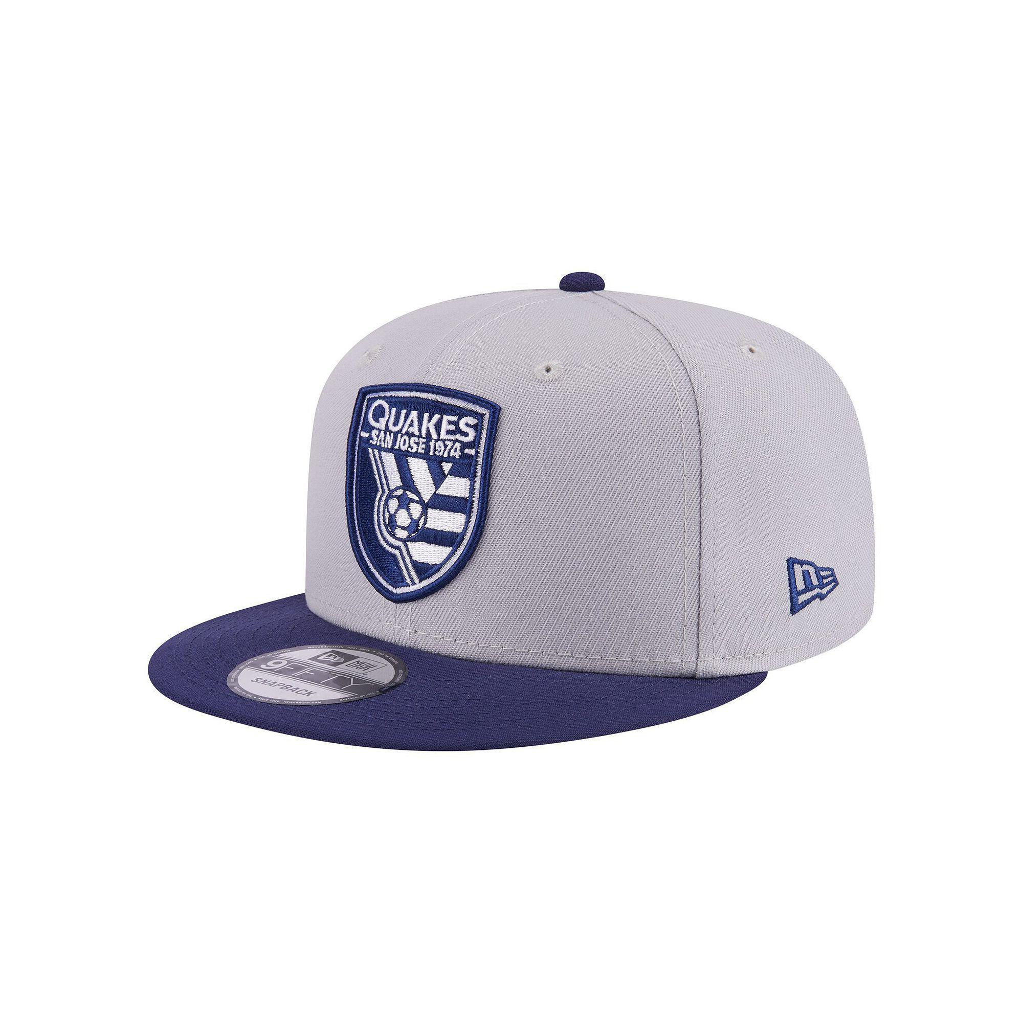 Mens New Era Gray San Jose Earthquakes Color Pack Two-Tone 9FIFTY Snapback Hat Product Image