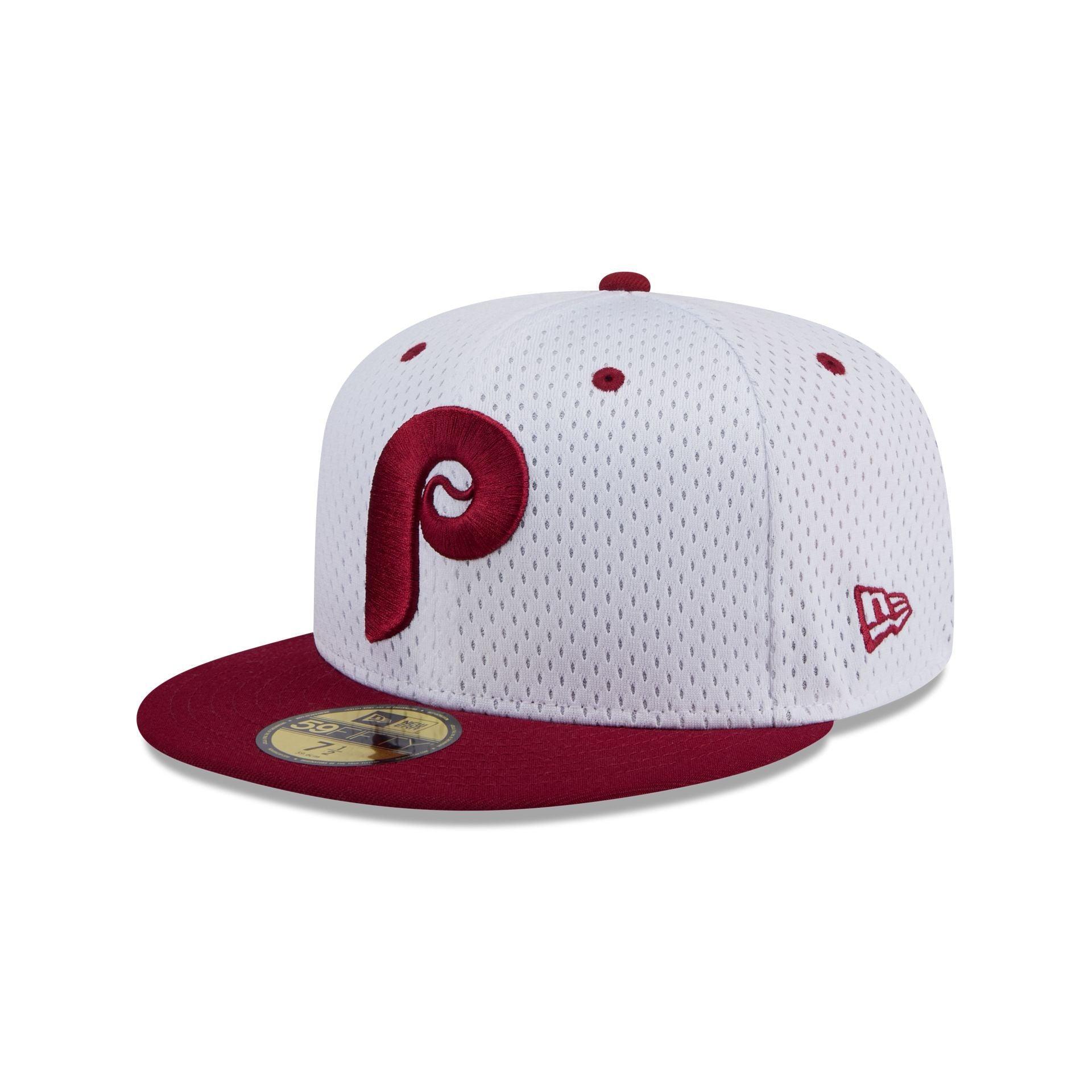 Philadelphia Phillies Throwback Mesh 59FIFTY Fitted Hat Male Product Image