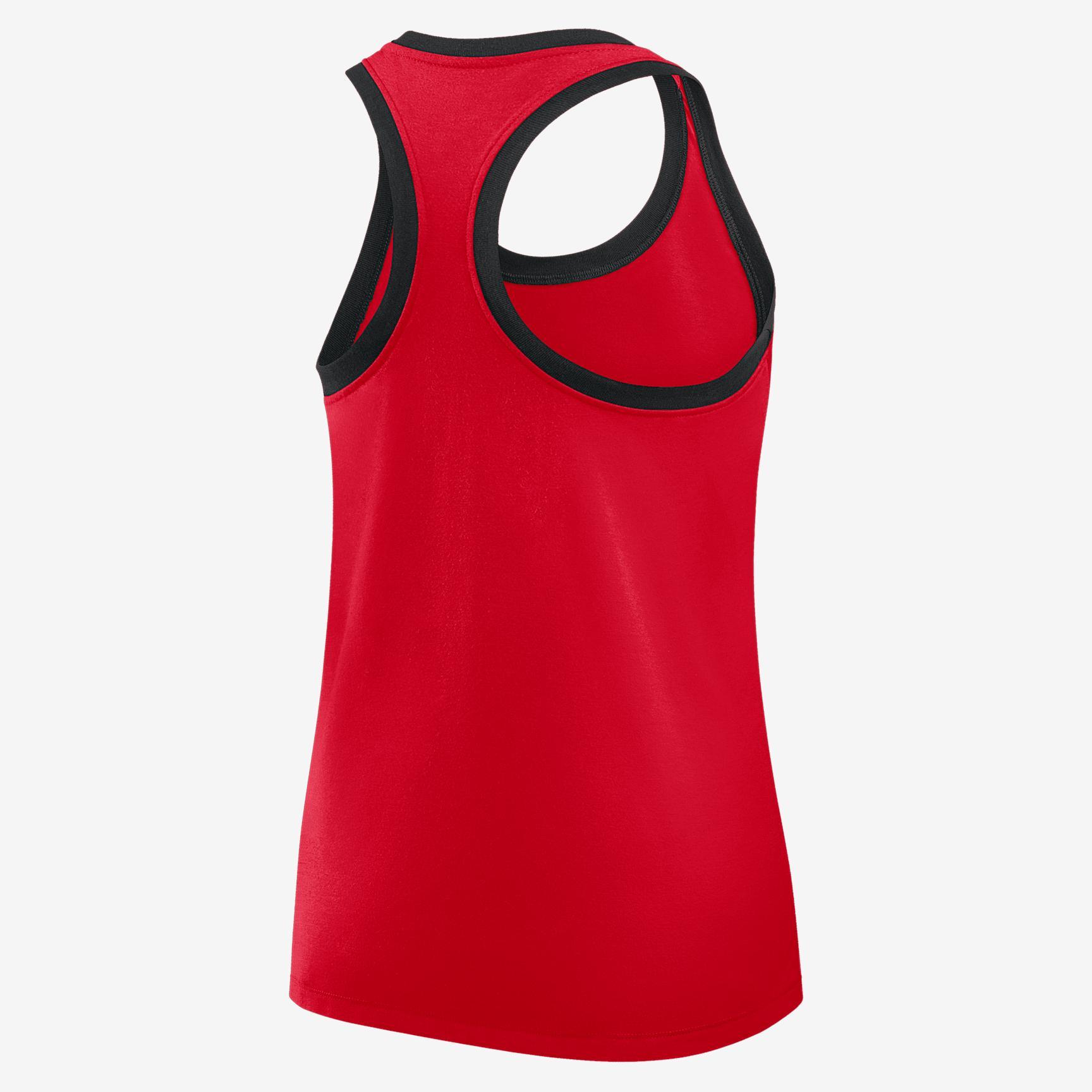 Georgia Primetime Shadow Nike Women's College Racerback Tank Top Product Image