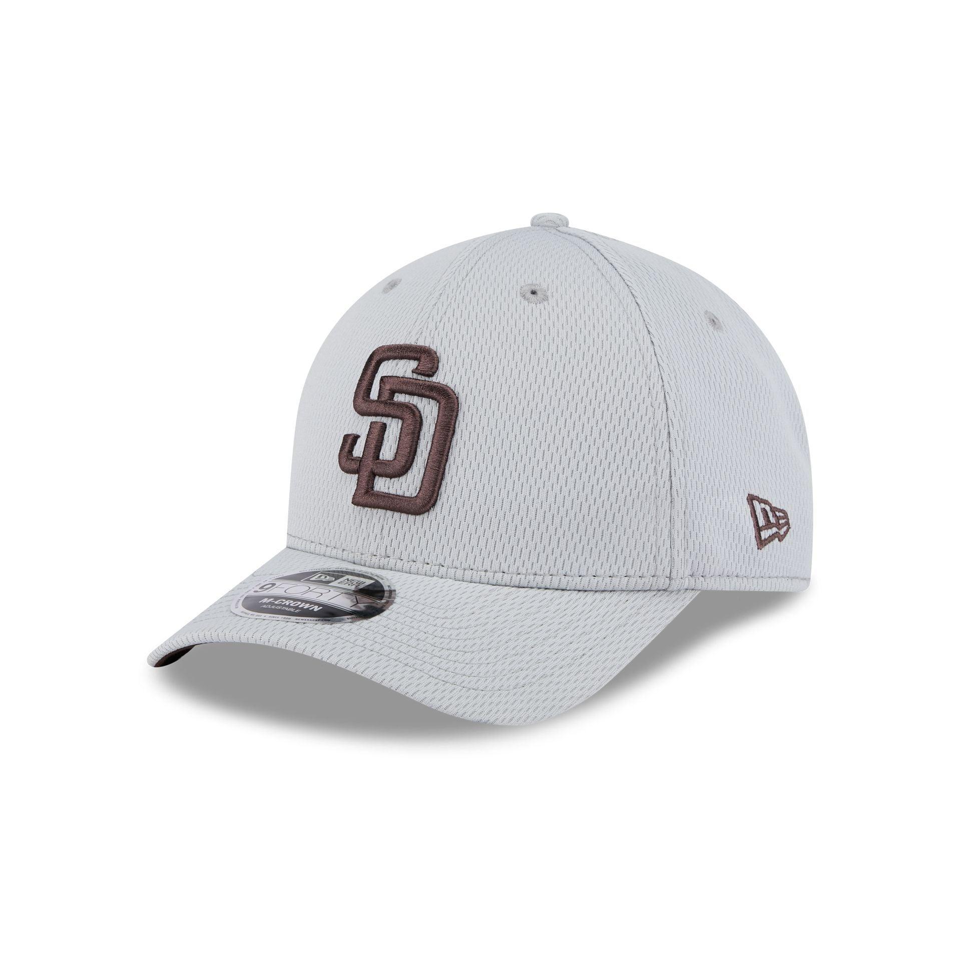 San Diego Padres 2025 Clubhouse Gray 9FORTY M-Crown Snapback Hat Male Product Image