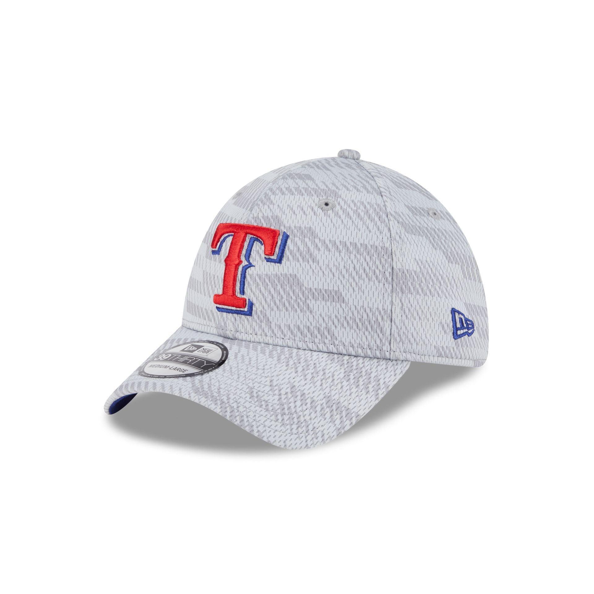 Texas Rangers 2025 Clubhouse Gray 39THIRTY Stretch Fit Male Product Image