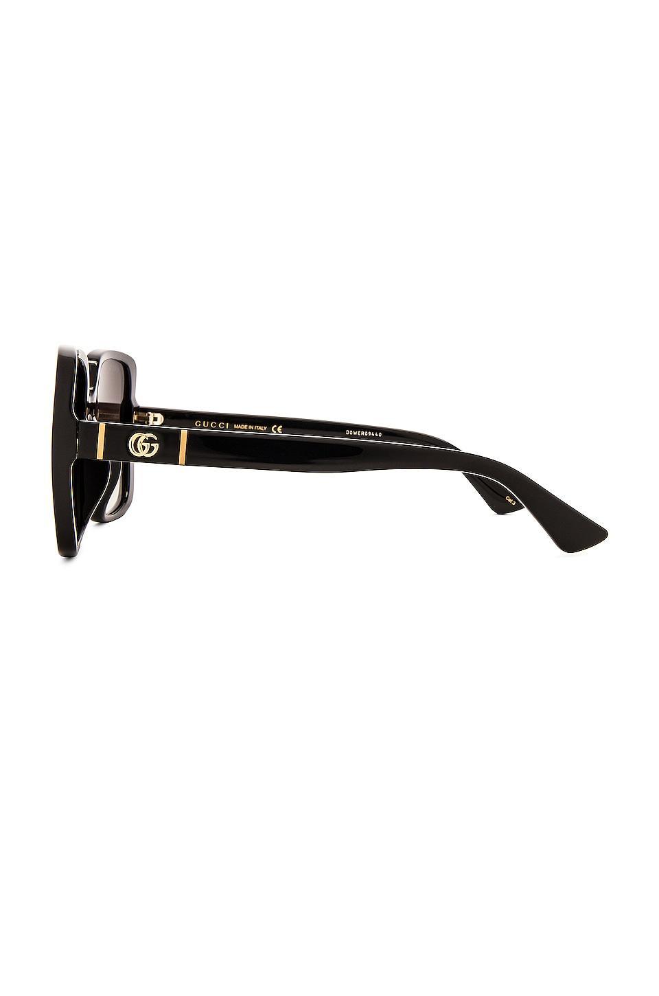 Lines Square Sunglasses Gucci Product Image