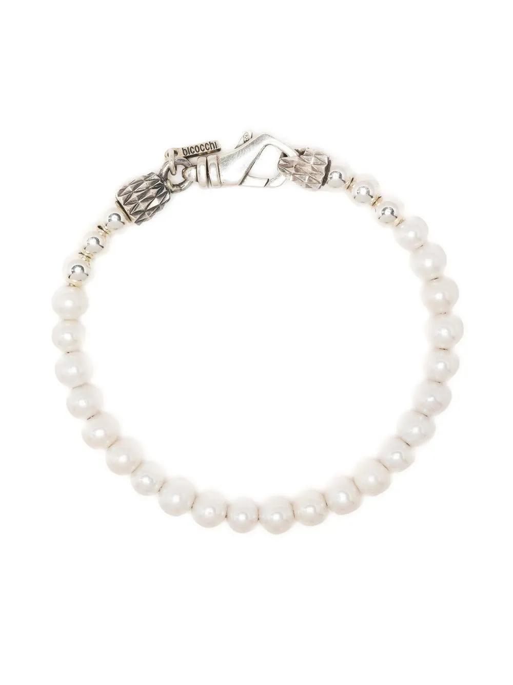 EMANUELE BICOCCHI Freshwater Pearl Bracelet In Silver Product Image