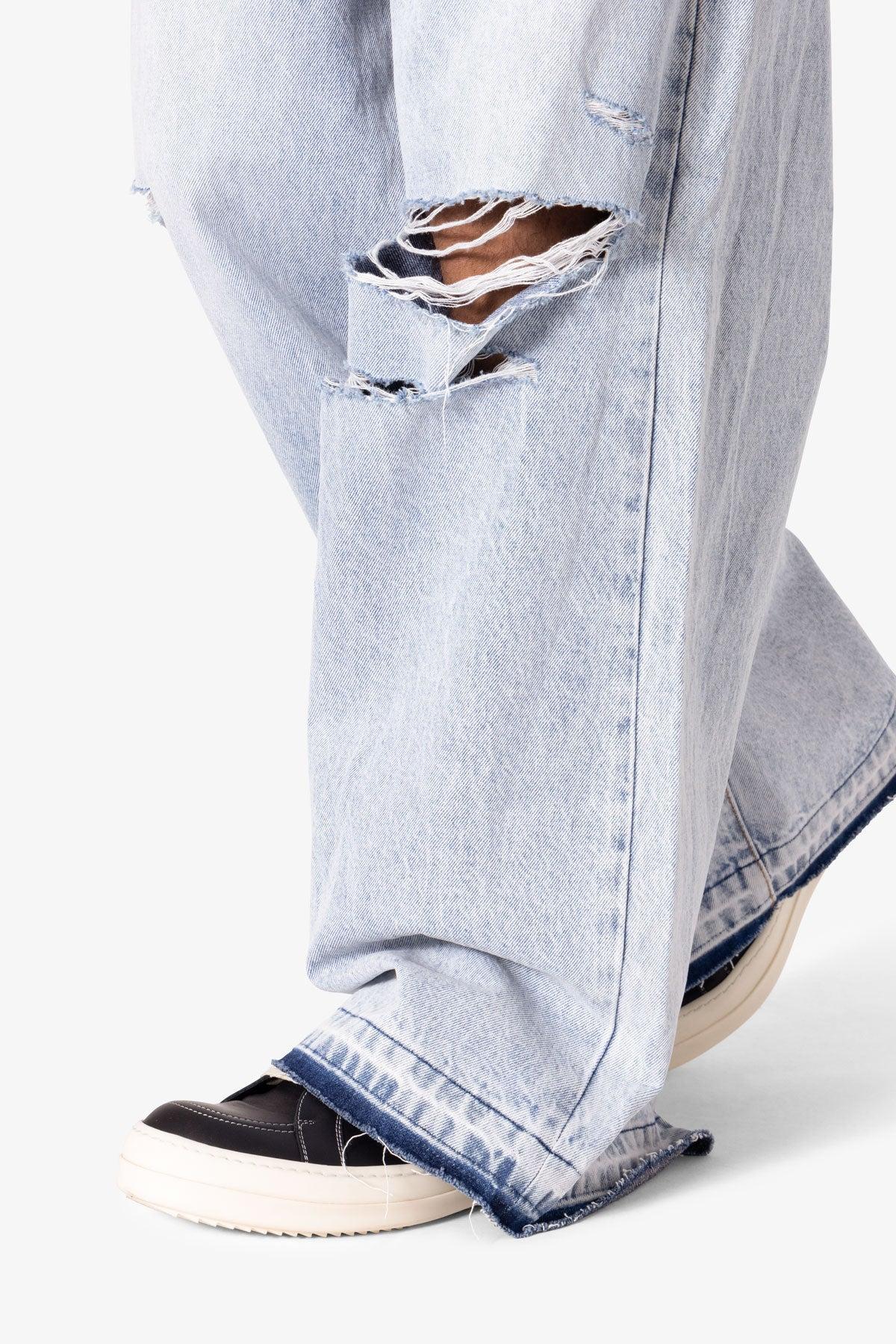 Baggy Rave Denim - Light Blue Product Image