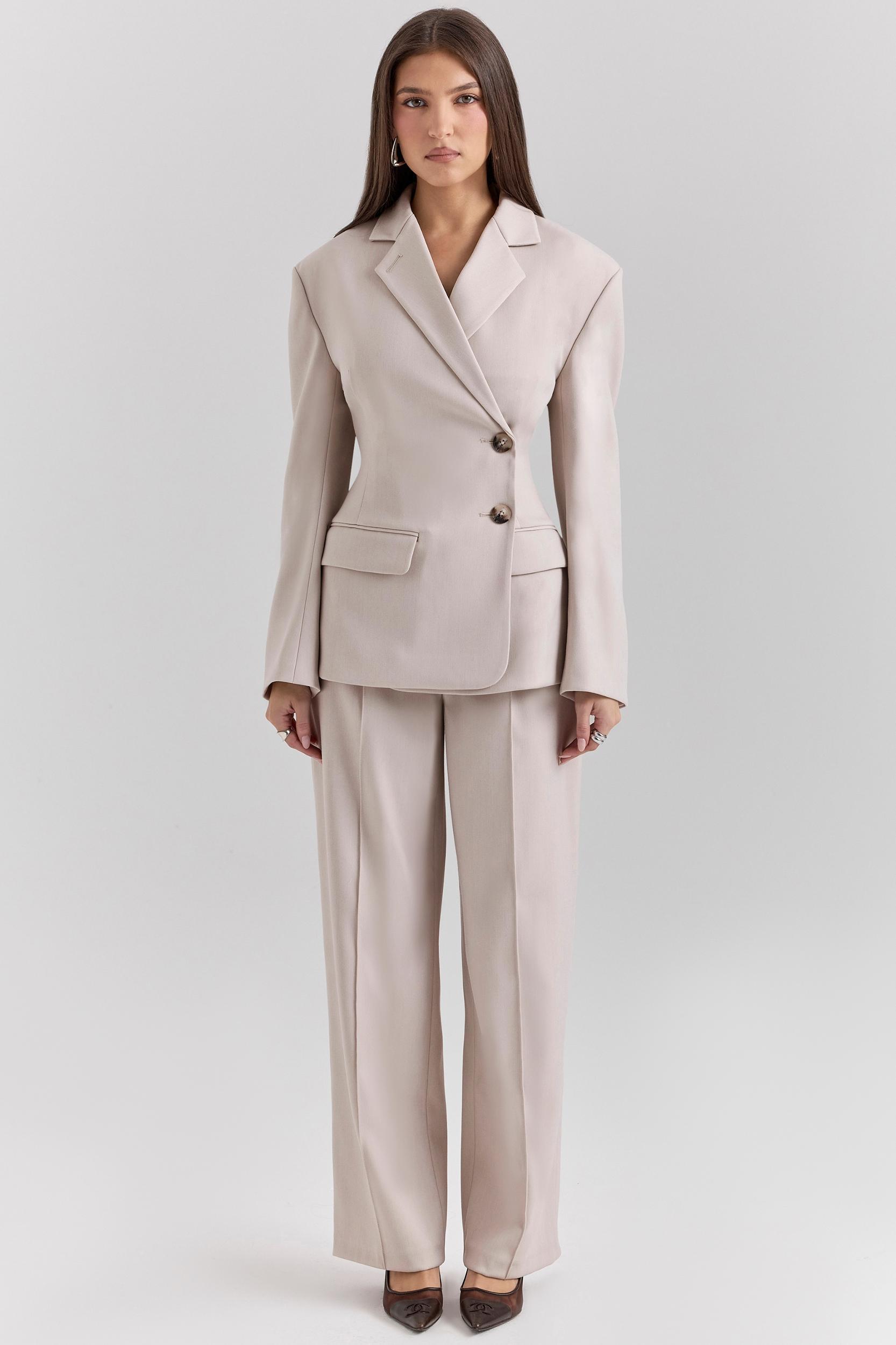 Hudson  beige hourglass blazer Product Image