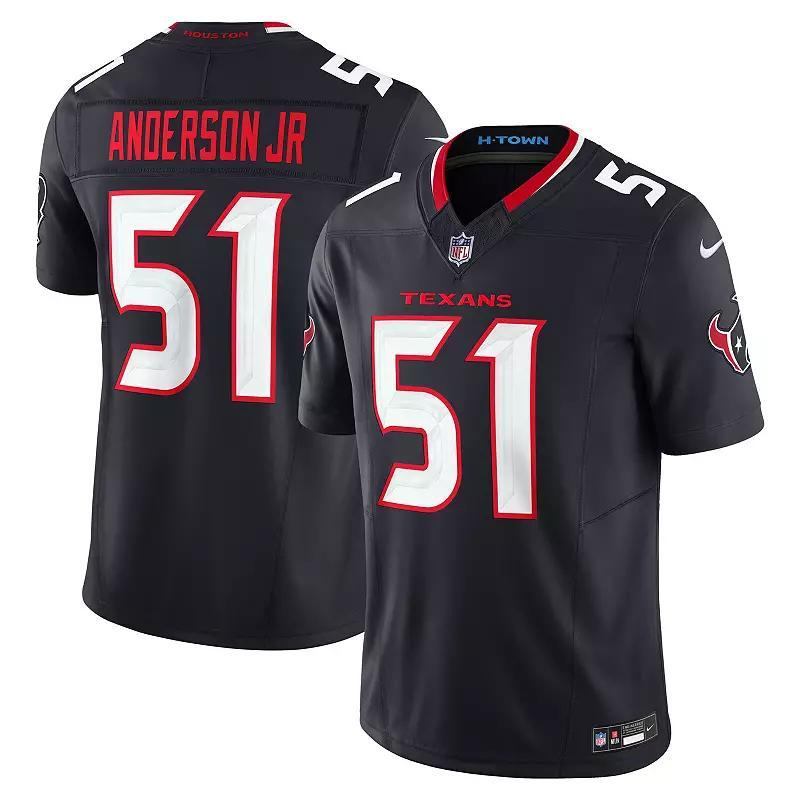 Men's Nike Will Anderson Jr. Navy Houston Texans Vapor F.U.S.E. Limited Jersey, Size: 3XL, Blue Product Image