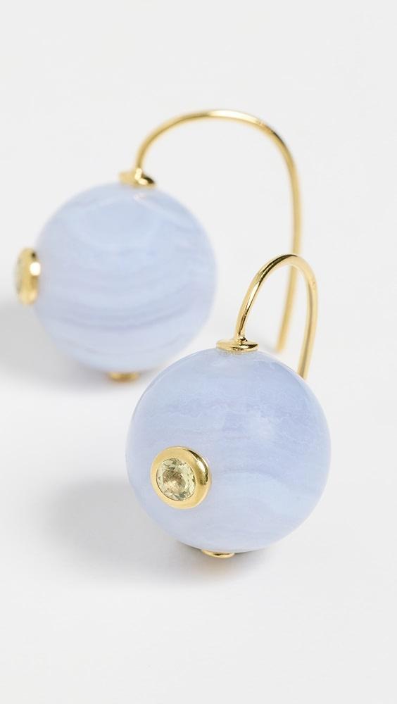 Lizzie Fortunato Comet Earrings In Blue Agate | Shopbop Product Image