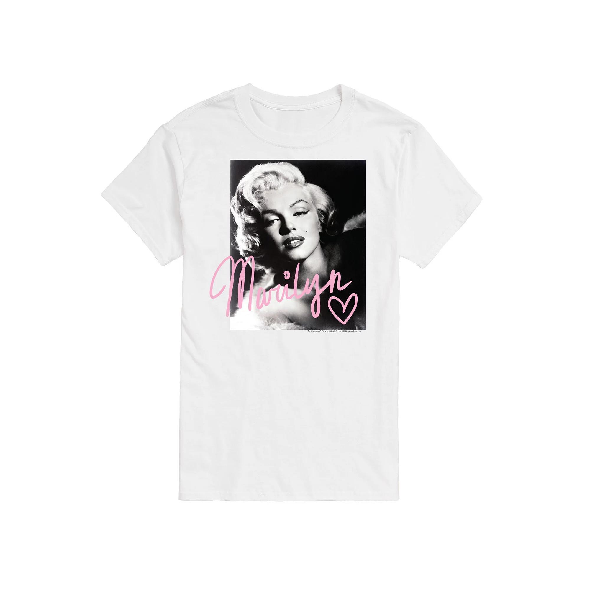 Men's Marilyn Monroe XOXO Tee, Size: XL, White Product Image