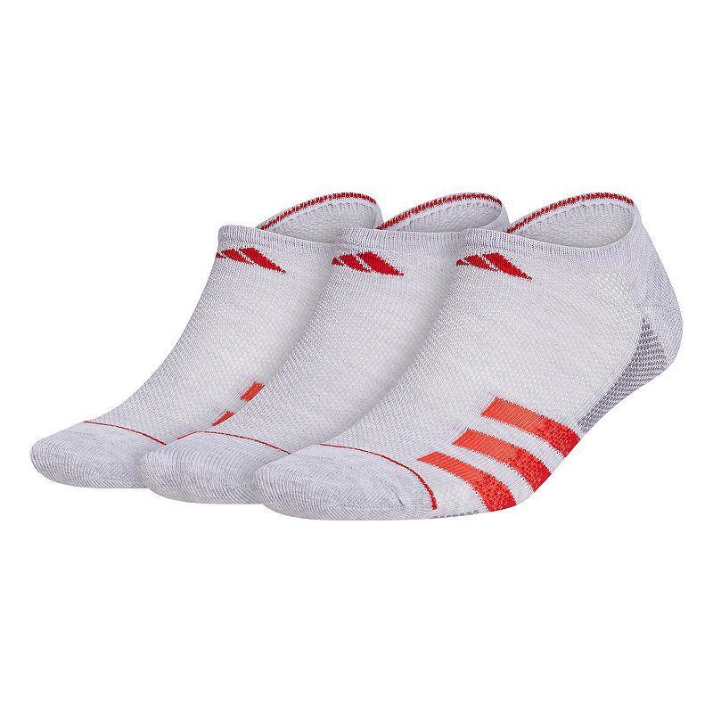 Mens adidas 3-pack Superlite Stripe 3 No-Show Socks Product Image