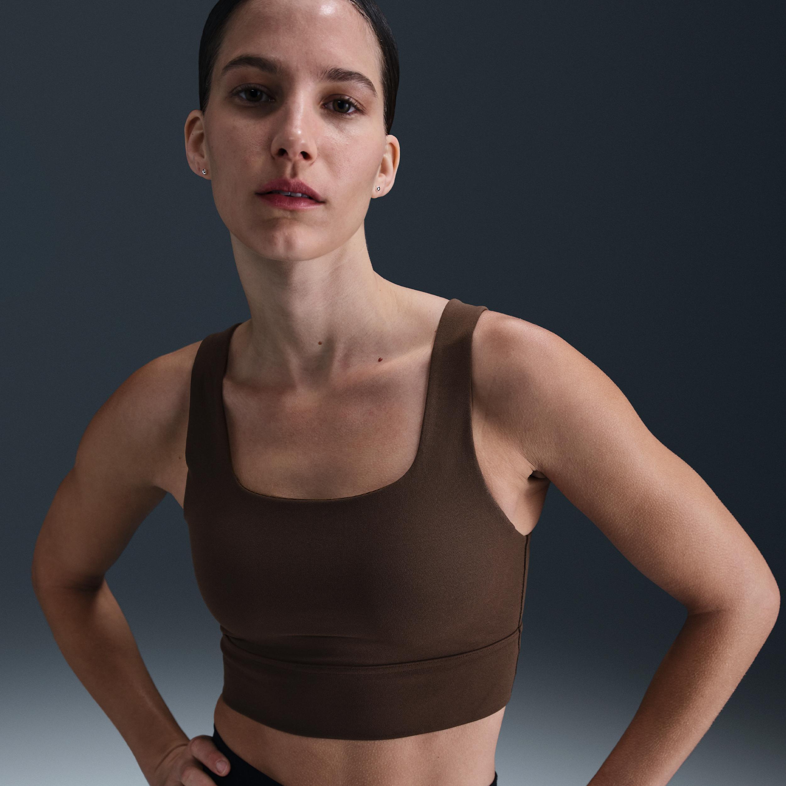 Nike Zenvy Women's Medium-Support Padded Longline Sports Bra Product Image