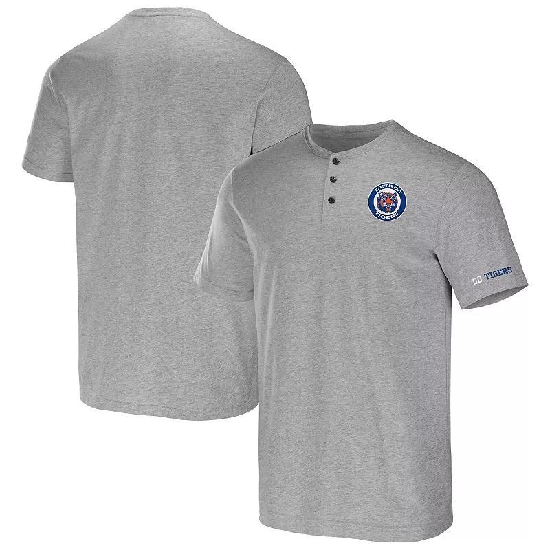Men's Darius Rucker Collection by Fanatics Heather Gray Chicago Cubs Henley T-Shirt,  Product Image