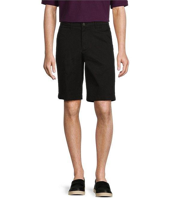 Roundtree & Yorke The Cloud Short Collection 11#double; Flat Front Washed Chino Shorts Product Image