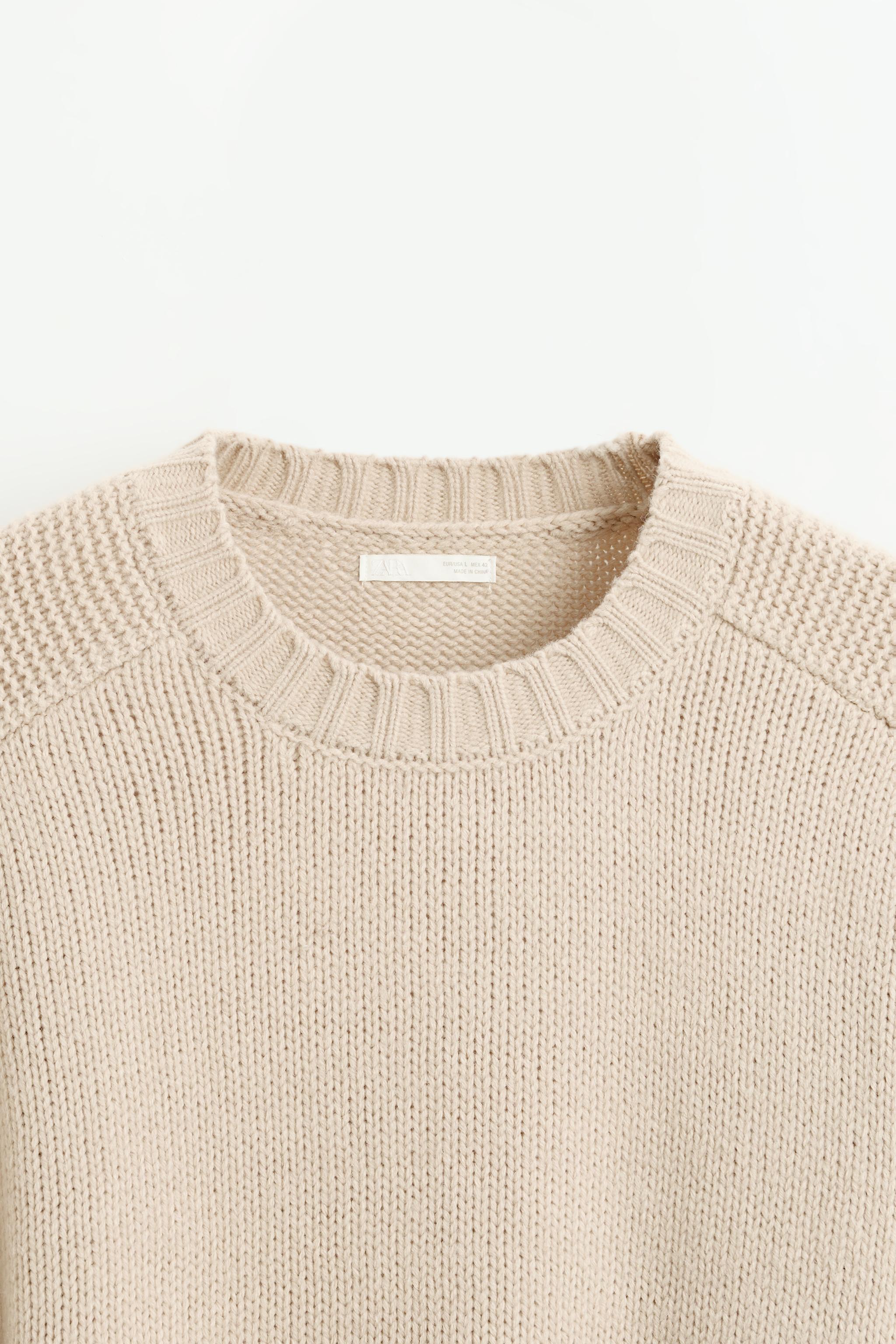 COMBINED TEXTURES SWEATER Product Image