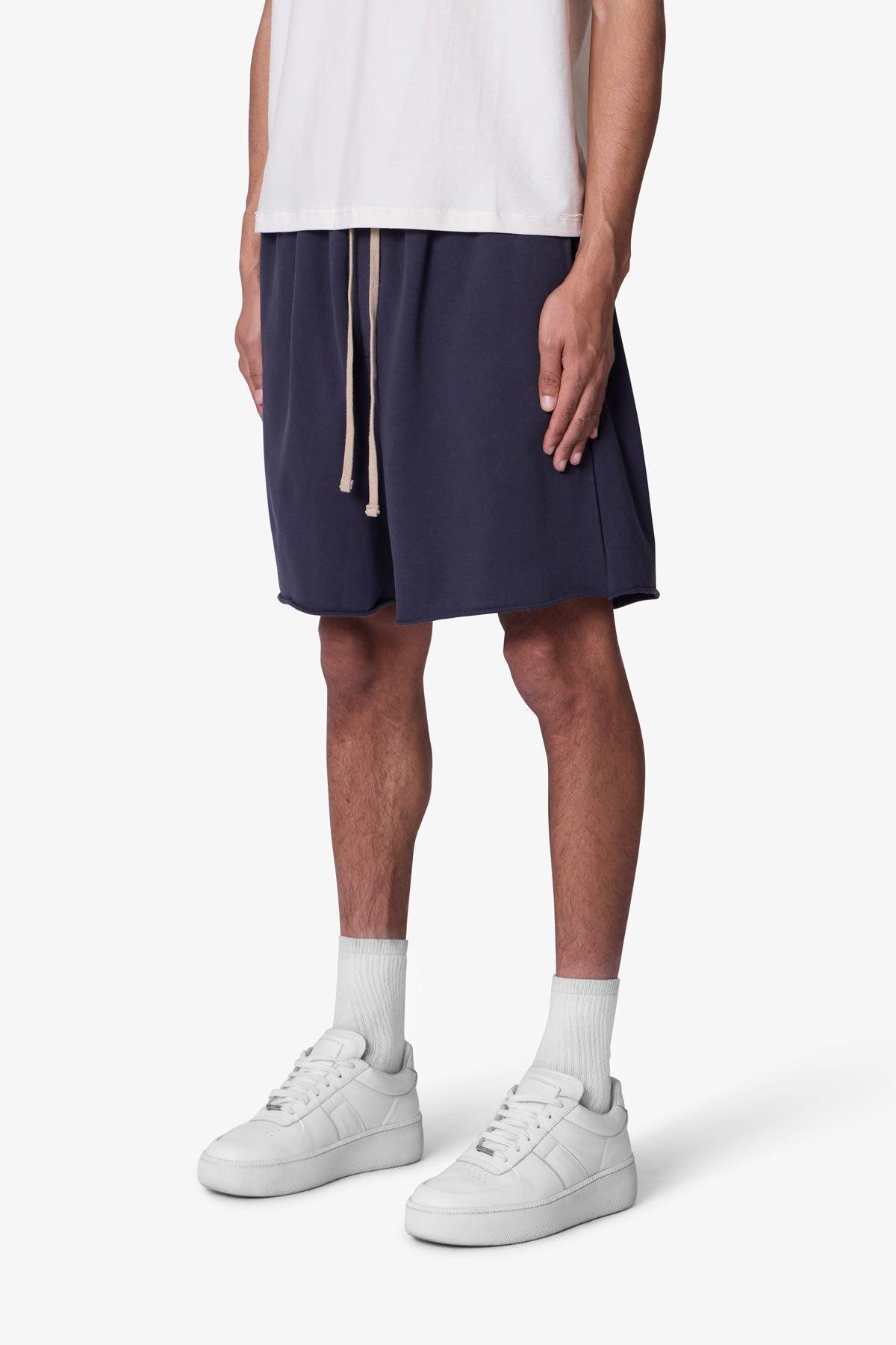 Oversized Sweatshorts - Washed Black Product Image