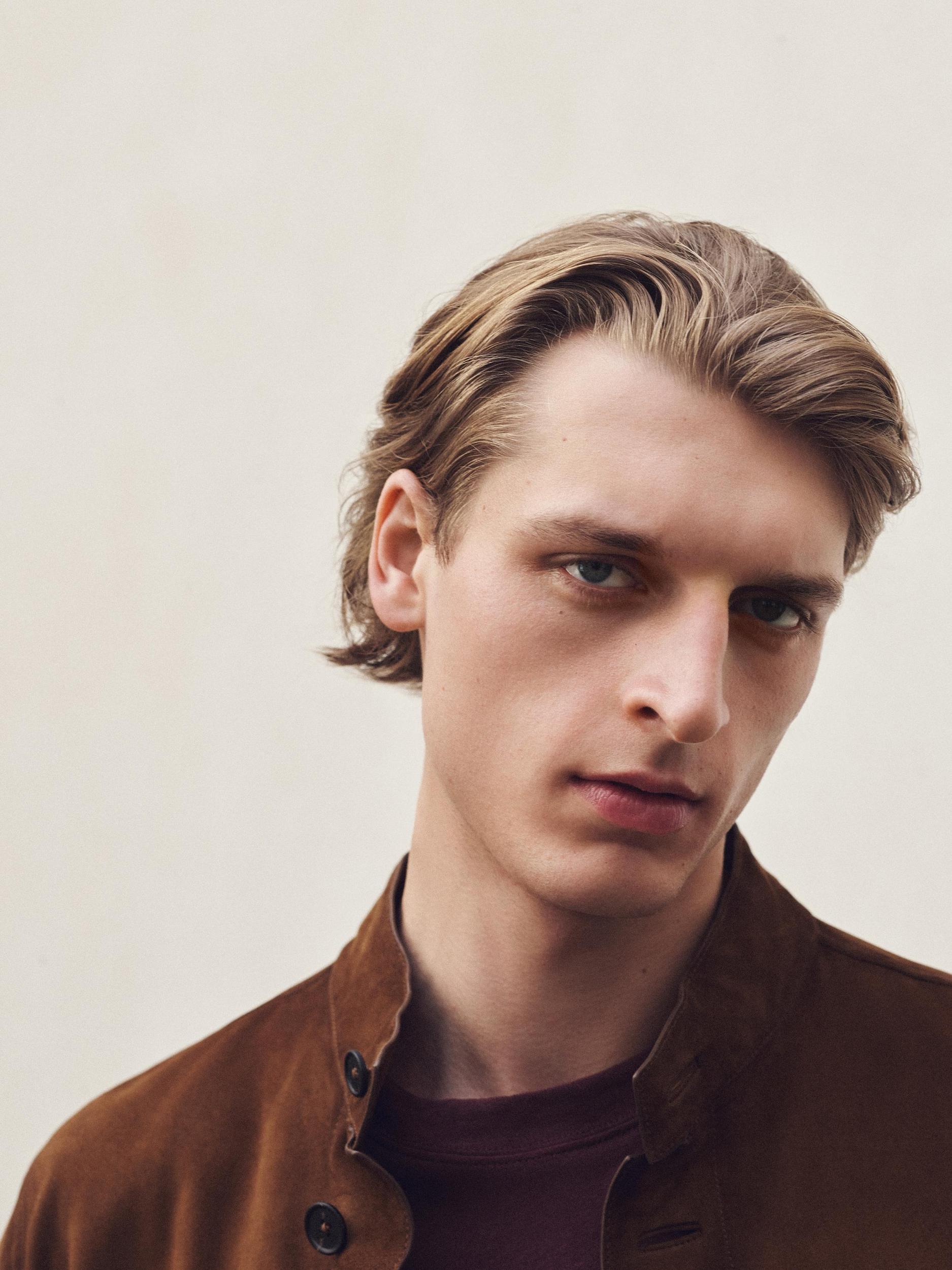 Suede leather jacket Product Image