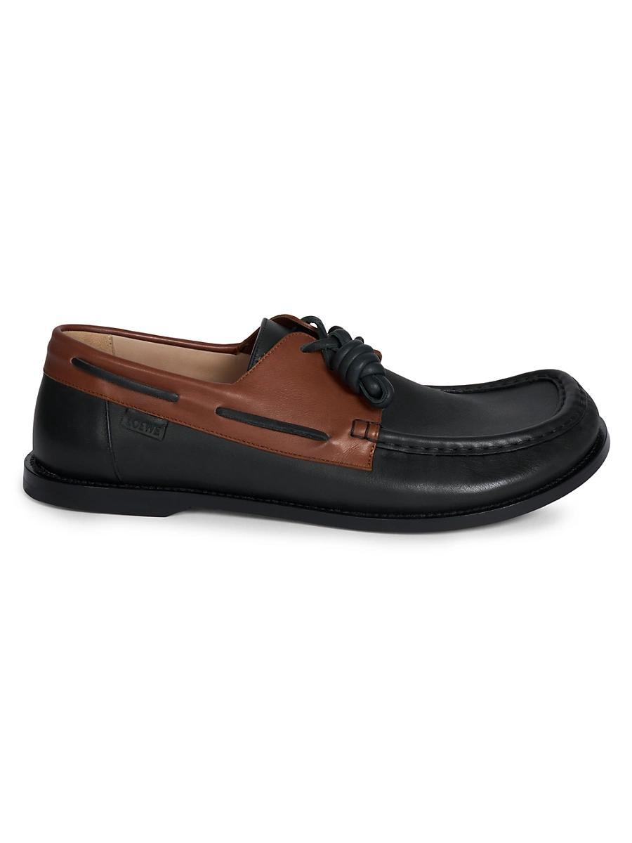 Mens Campo Leather Boat Shoes Product Image