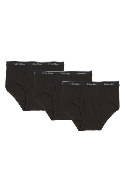 Men's Calvin Klein 3-Pack Cotton Classic Briefs, Size: Small, Black Product Image