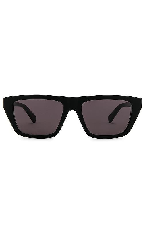 BOTTEGA VENETA Square-frame Acetate Sunglasses In Black Product Image