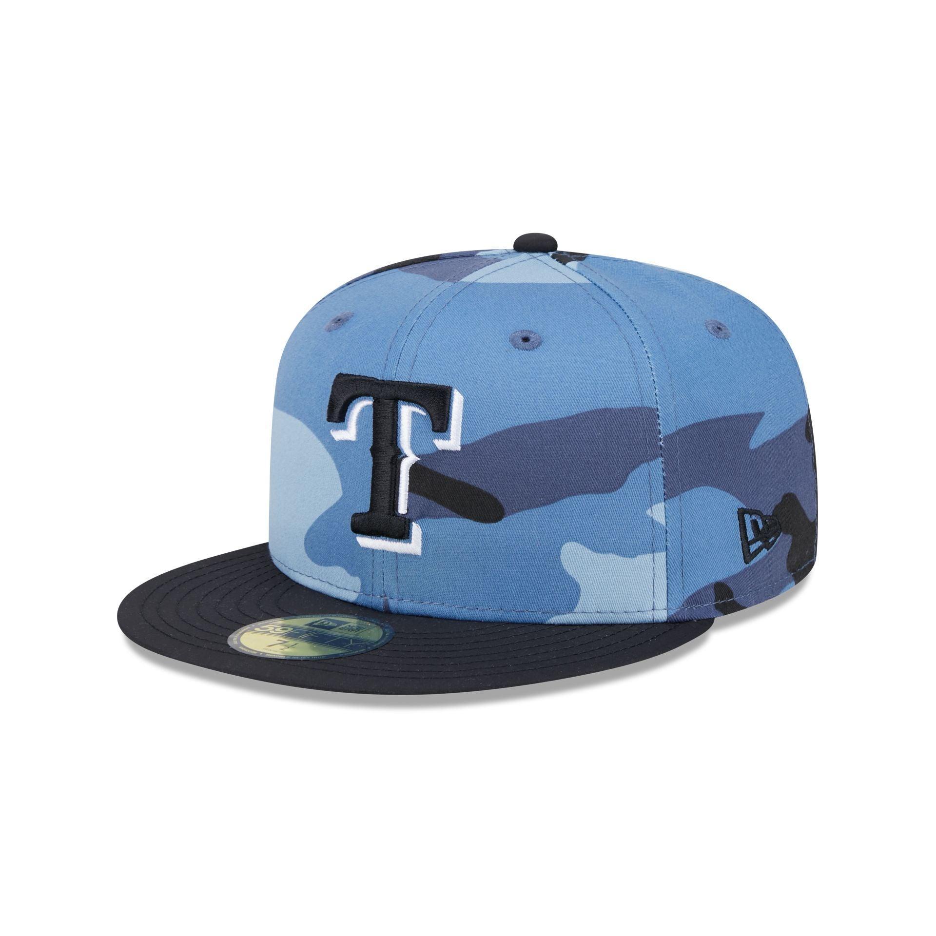 Just Caps Color Camo Texas Rangers 59FIFTY Fitted Hat Male Product Image