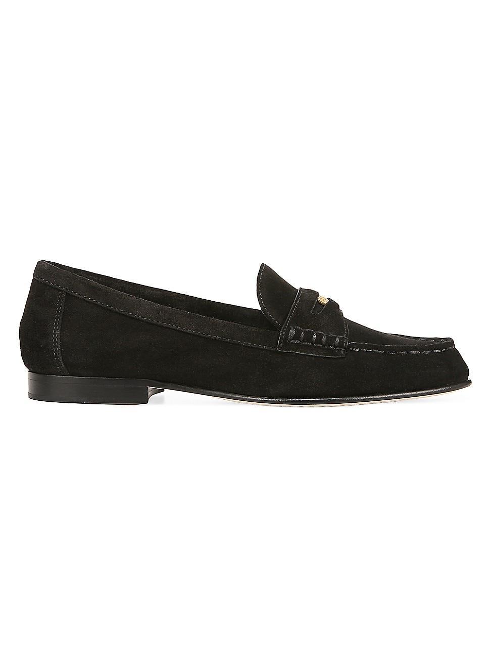 Mens Medusa Coin Suede Driver Loafers Product Image