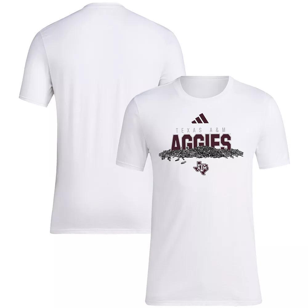Men's adidas White Texas A&M Aggies Baseball Sunflower Seeds T-Shirt, Size: Large Product Image