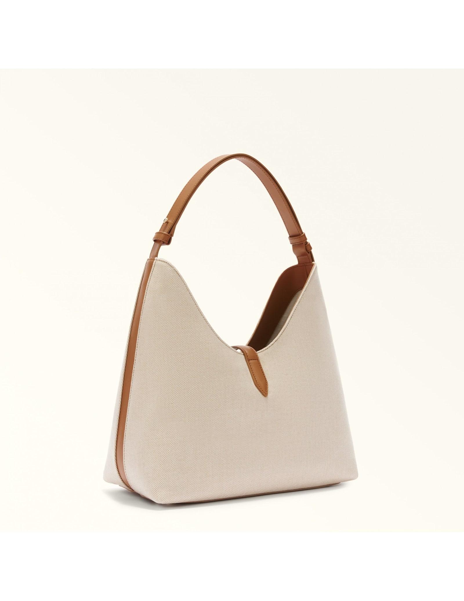 FURLA Goccia Hobo Bag In Brandy Product Image