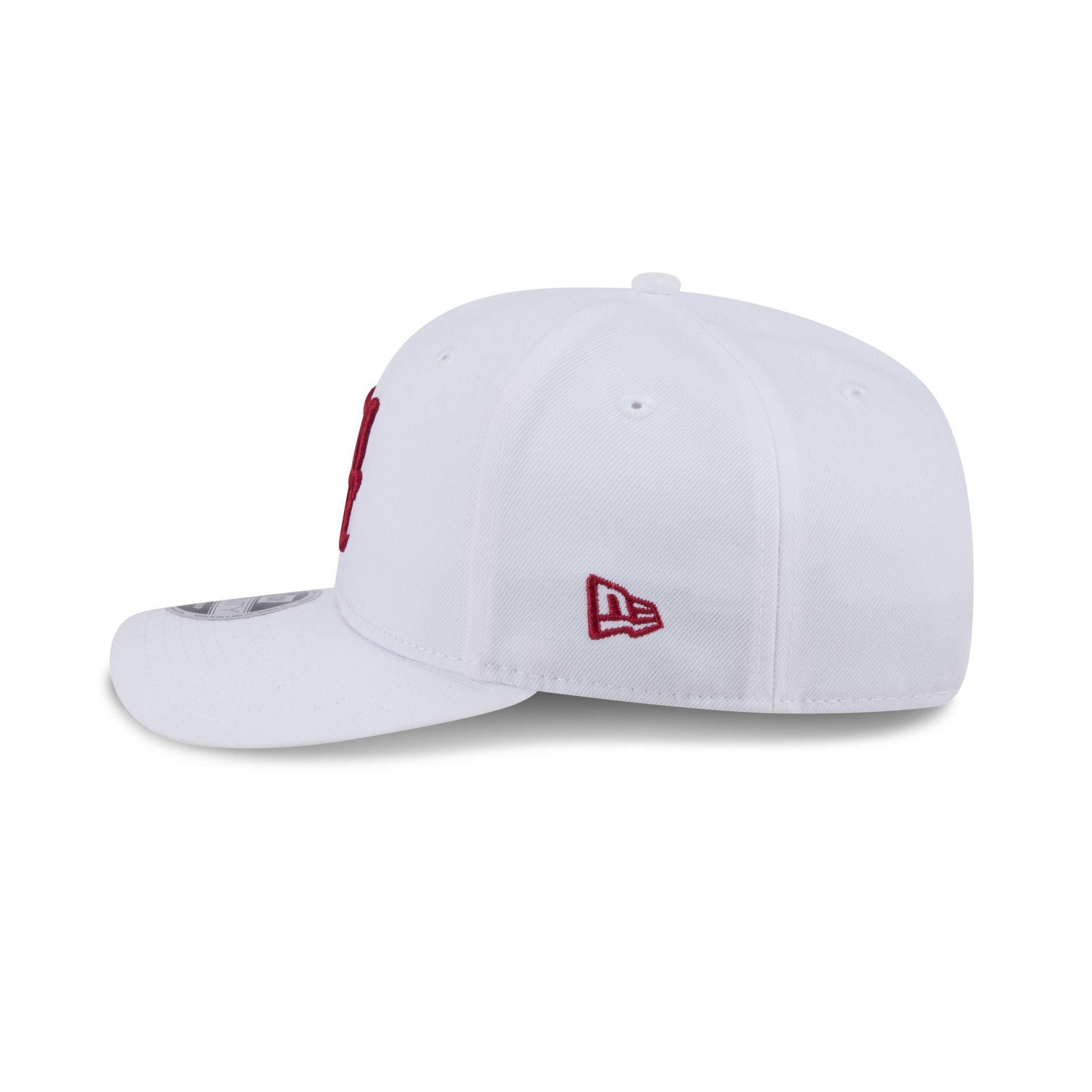 Alabama Crimson Tide Basic White 9SEVENTY Stretch-Snap Hat Male Product Image