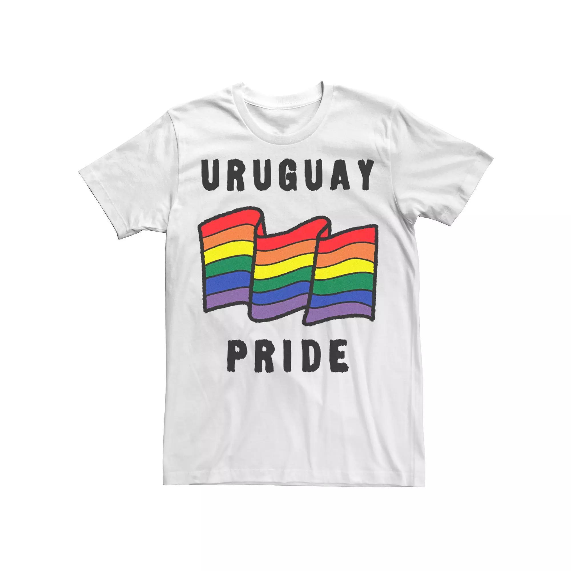 Men's Gonzales Uruguay Pride Sketched Flag Tee,  Product Image
