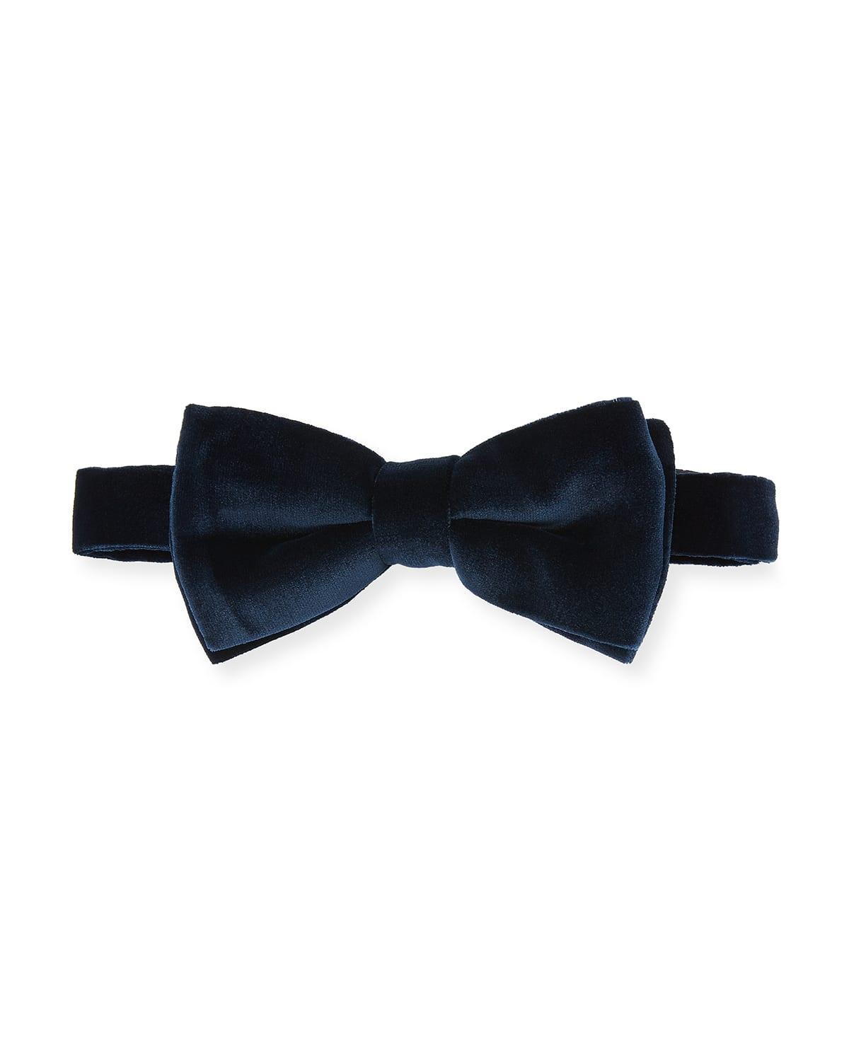 Velvet Pre-Tied Bow Tie Product Image