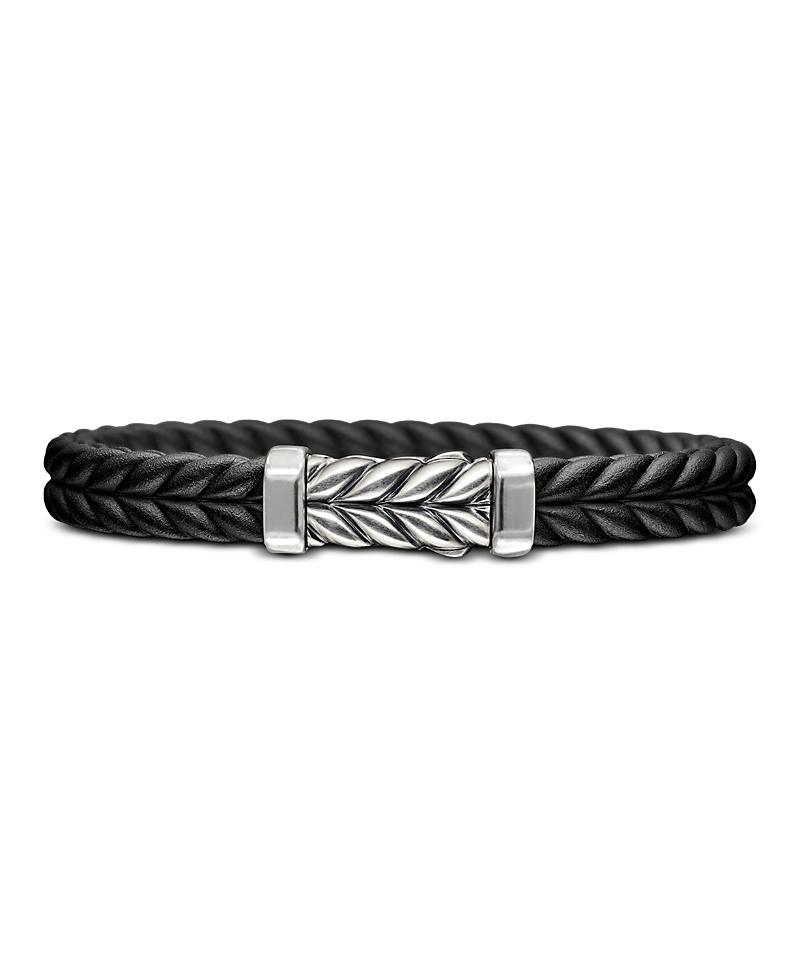 Mens Chevron Rubber Bracelet Product Image