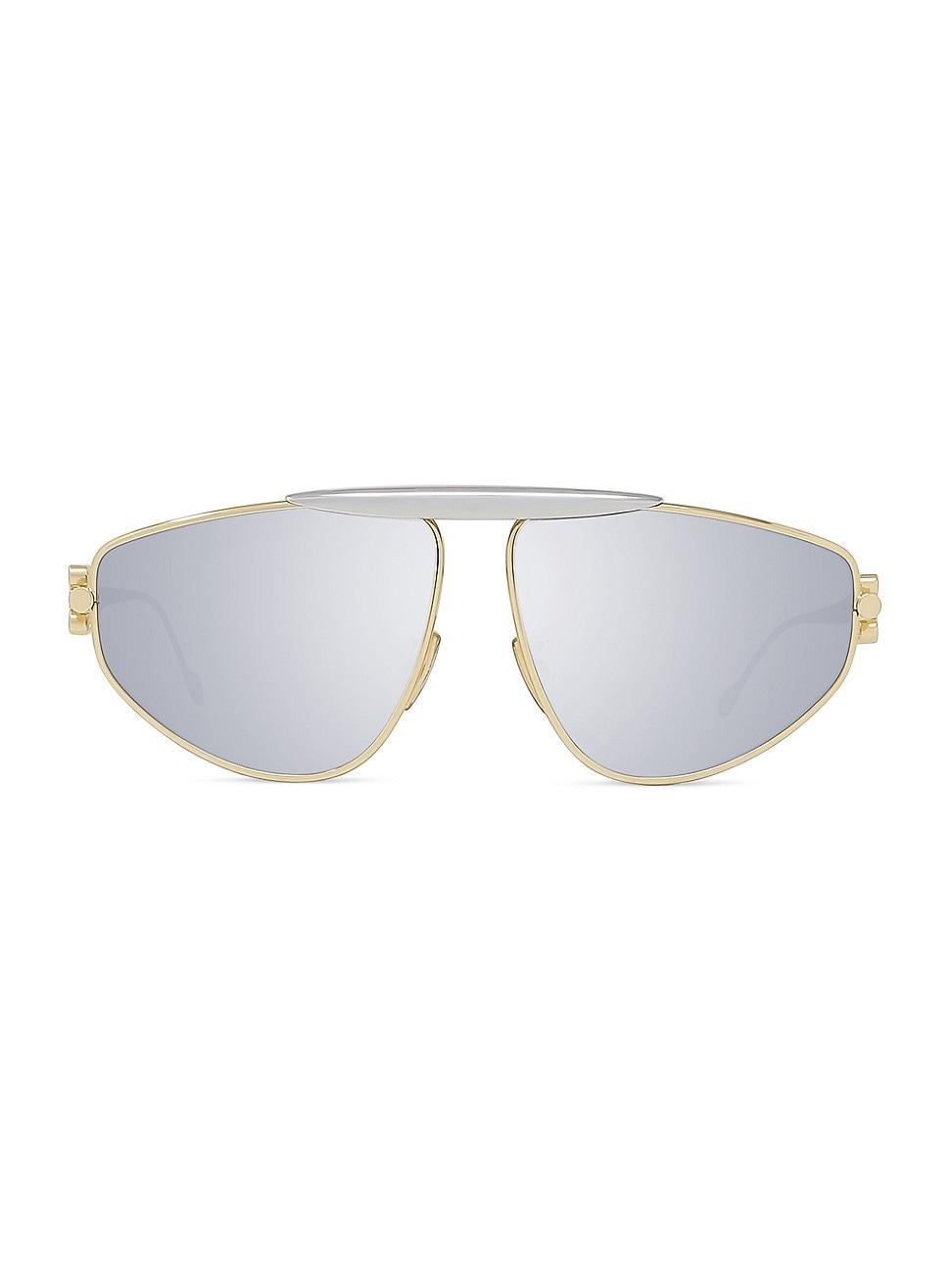 Loewe Metal Sunglasses in Metallic Gold Product Image