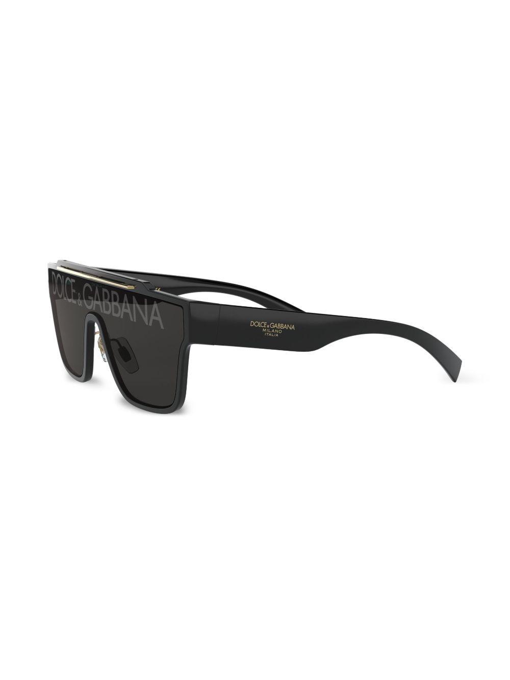 logo-print square-frame sunglasses Product Image
