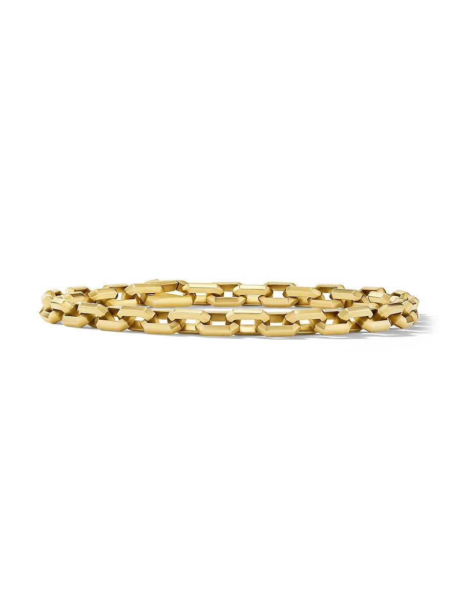 Mens Streamline Heirloom Chain Link Bracelet in 18K Yellow Gold Product Image