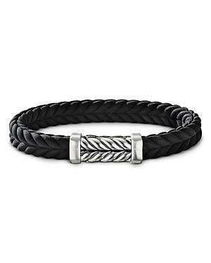 Mens Chevron Rubber Bracelet Product Image