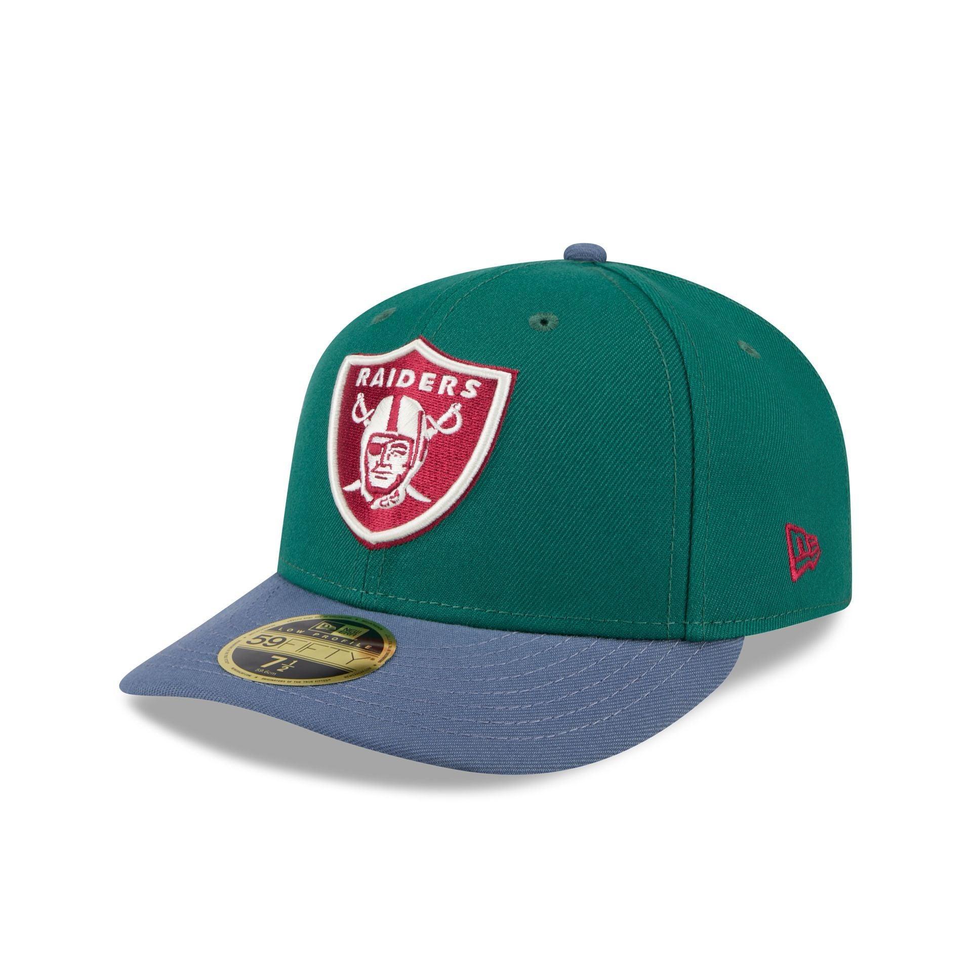 Las Vegas Raiders Green Gemstone Low Profile 59FIFTY Fitted Hat Male Product Image