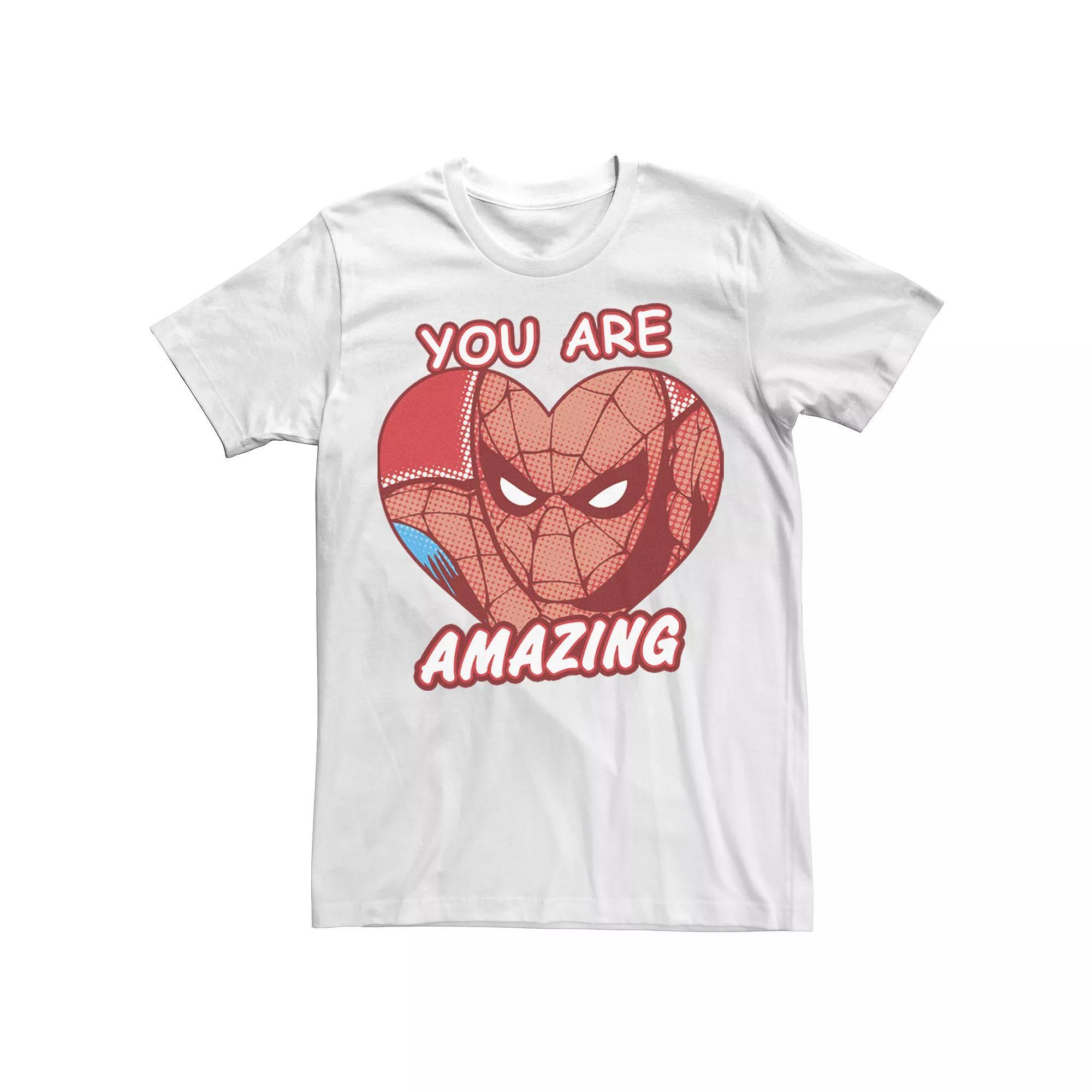 Men's Marvel Amazing Heart Comic Tee,  Product Image
