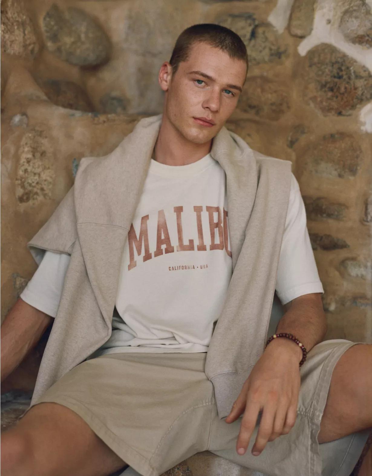 AE Boxy Destination Graphic T-Shirt Product Image