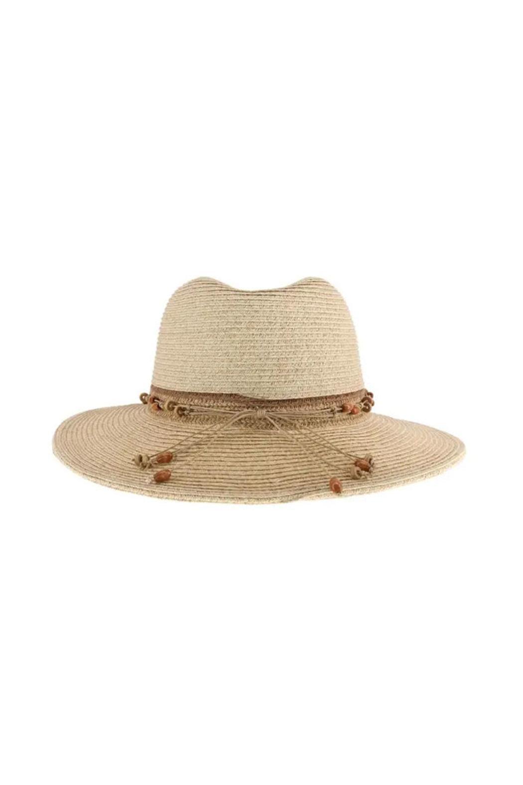 Natural Bead Trim C.C Sun Hat Product Image