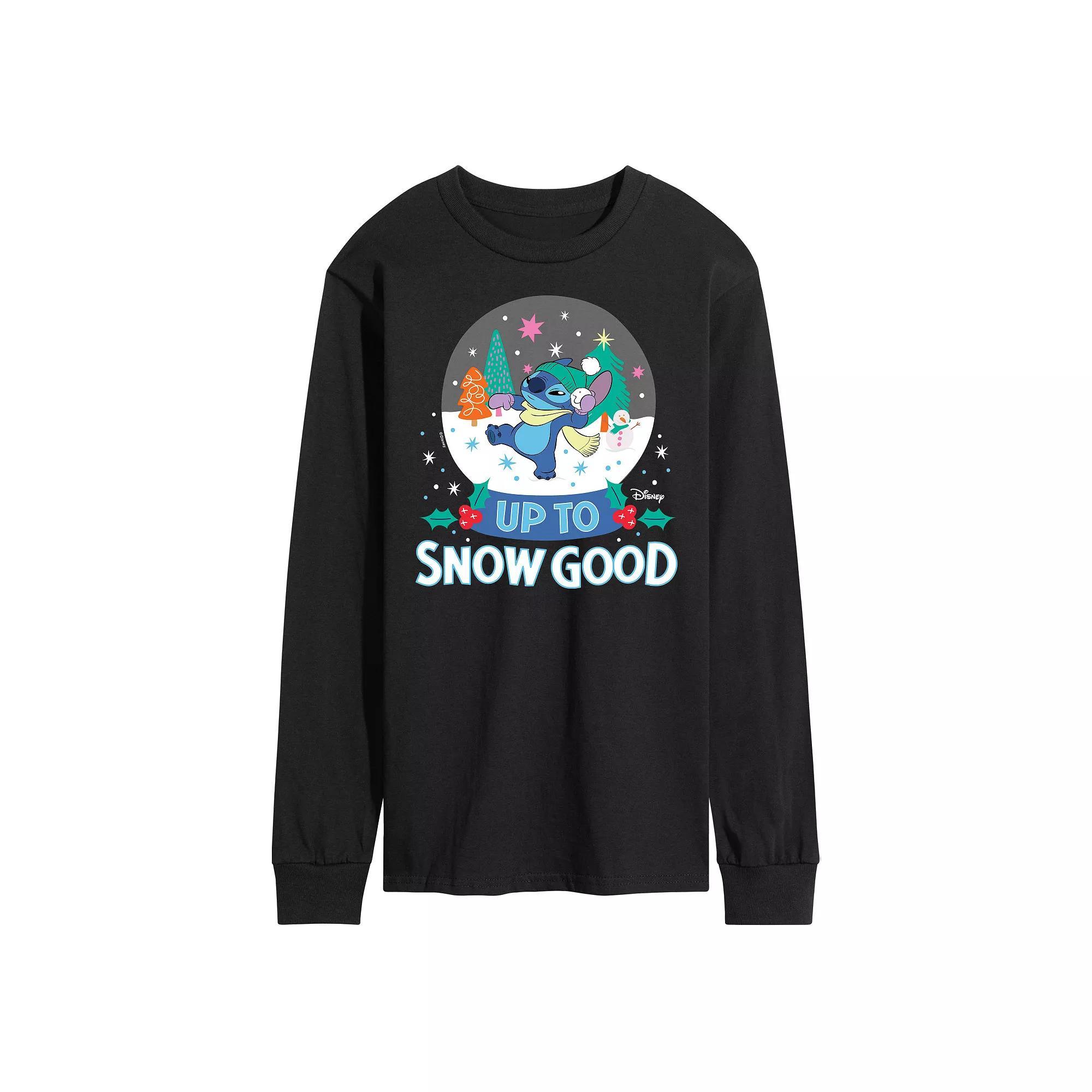 Disney's Lilo & Stitch Up To Snow Good Tee, Men's,  Product Image