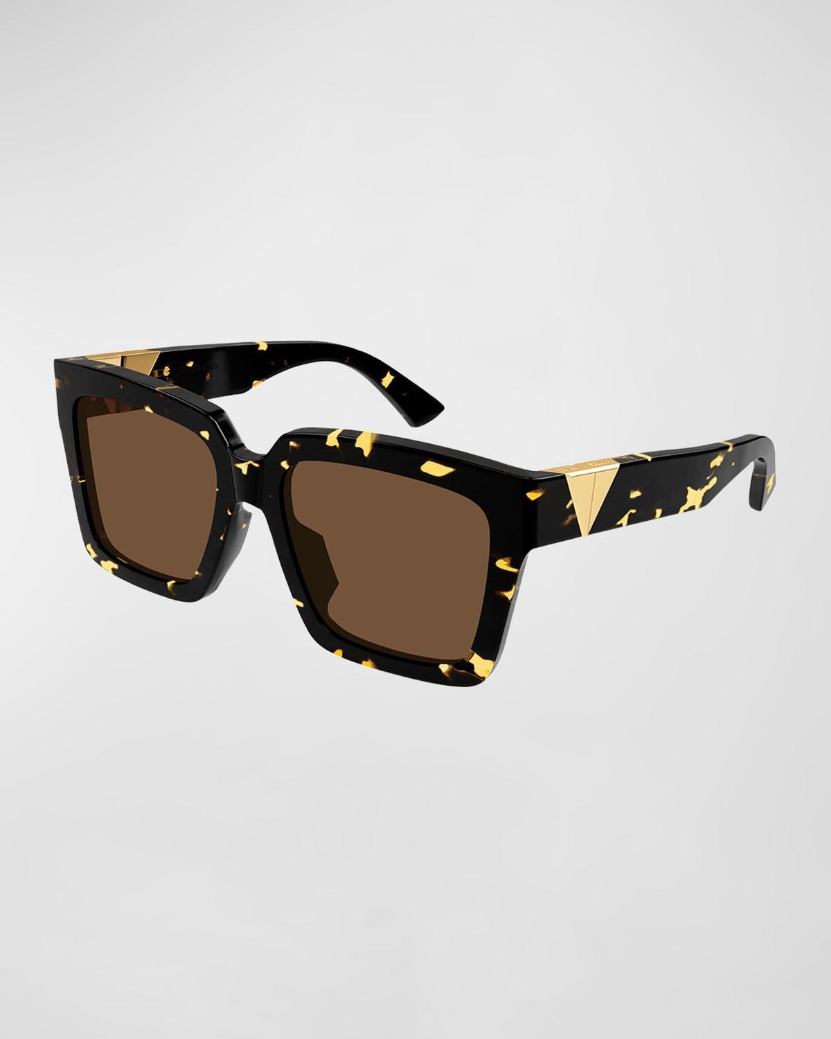 Inverted Triangle Square Acetate Sunglasses Product Image