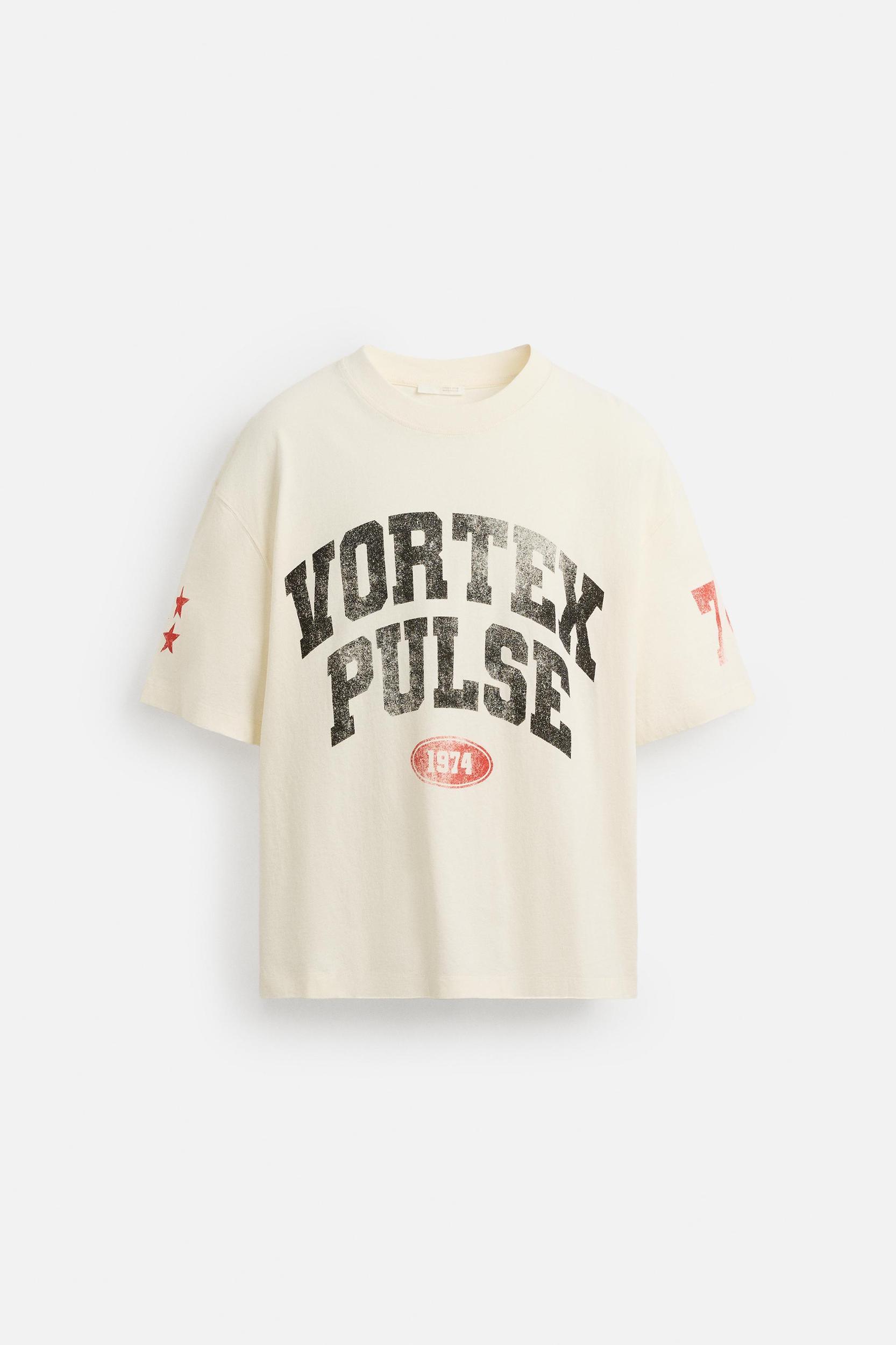 WASHED PRINT T-SHIRT Product Image