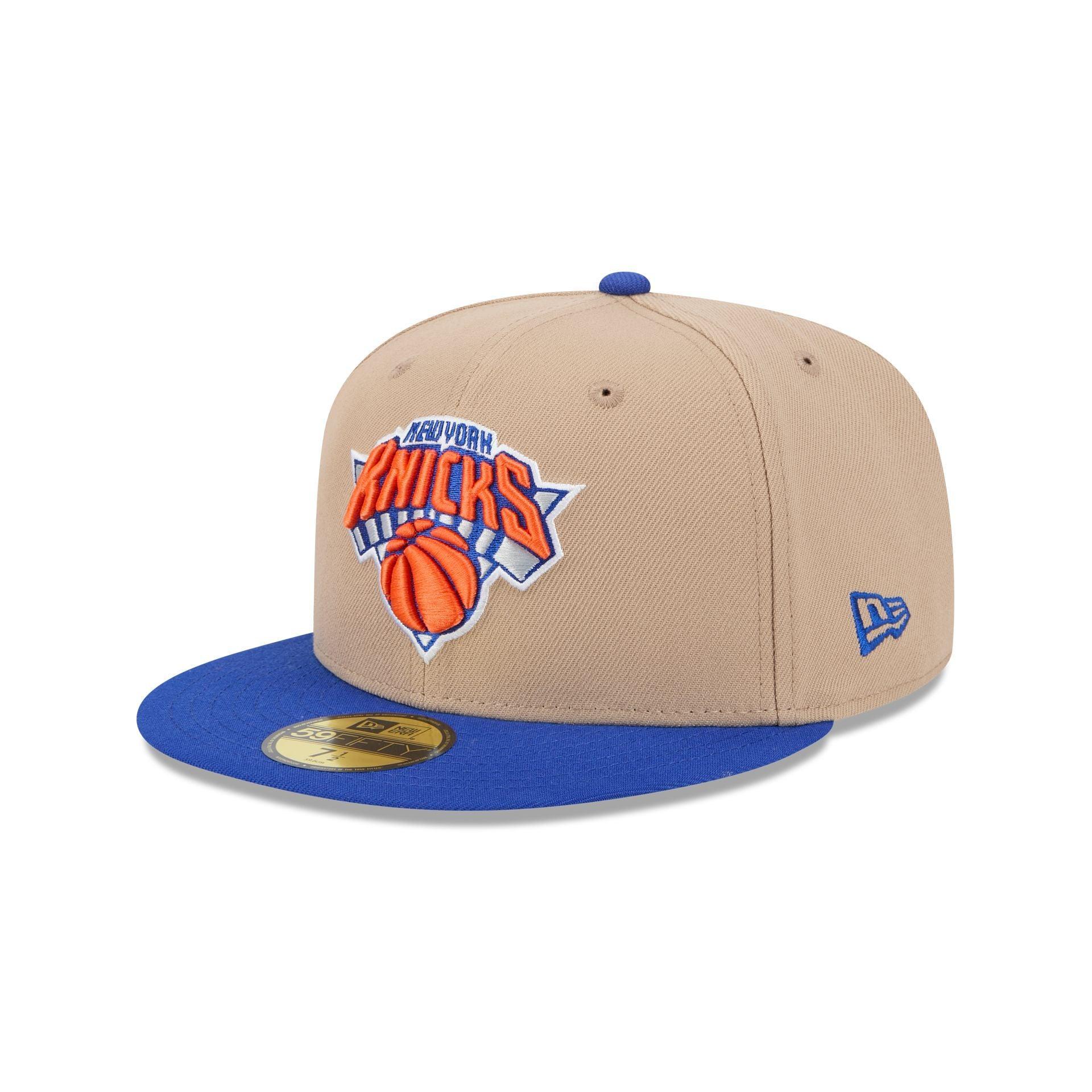 New York Knicks Camel 59FIFTY Fitted Hat Male Product Image