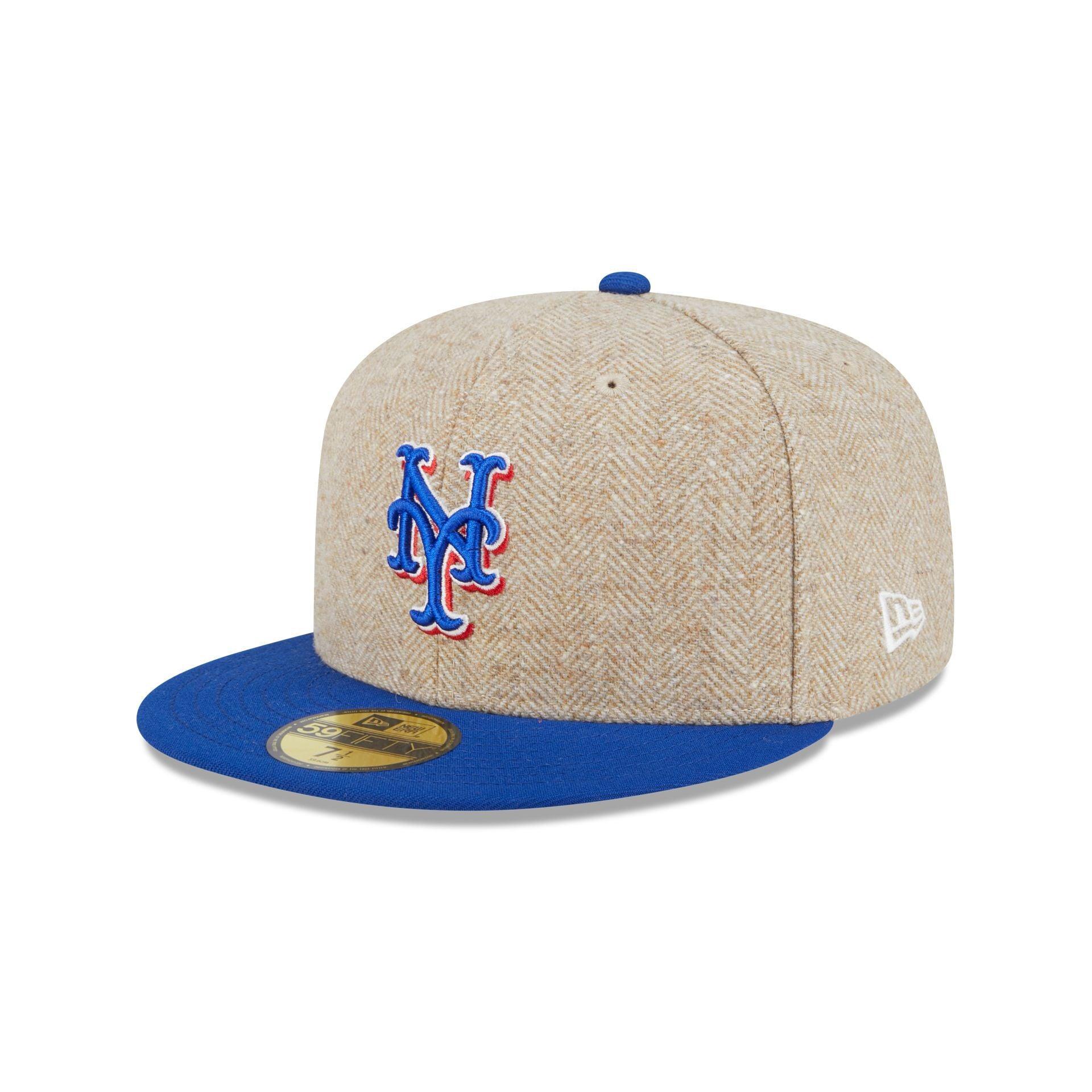 New York Mets Herringbone Moon 59FIFTY Fitted Hat Male Product Image