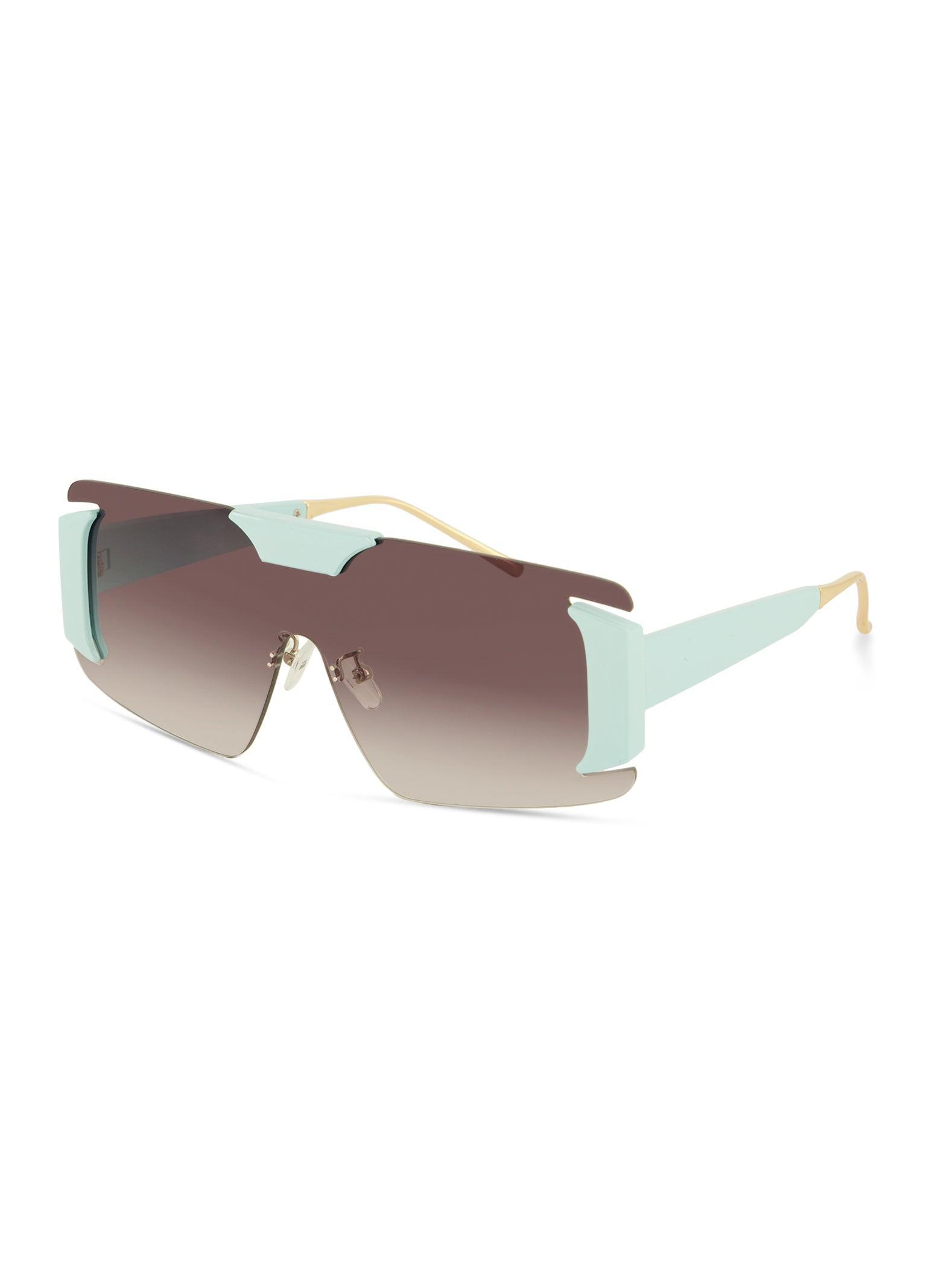 Cut Out Shield Sunglasses Female Product Image