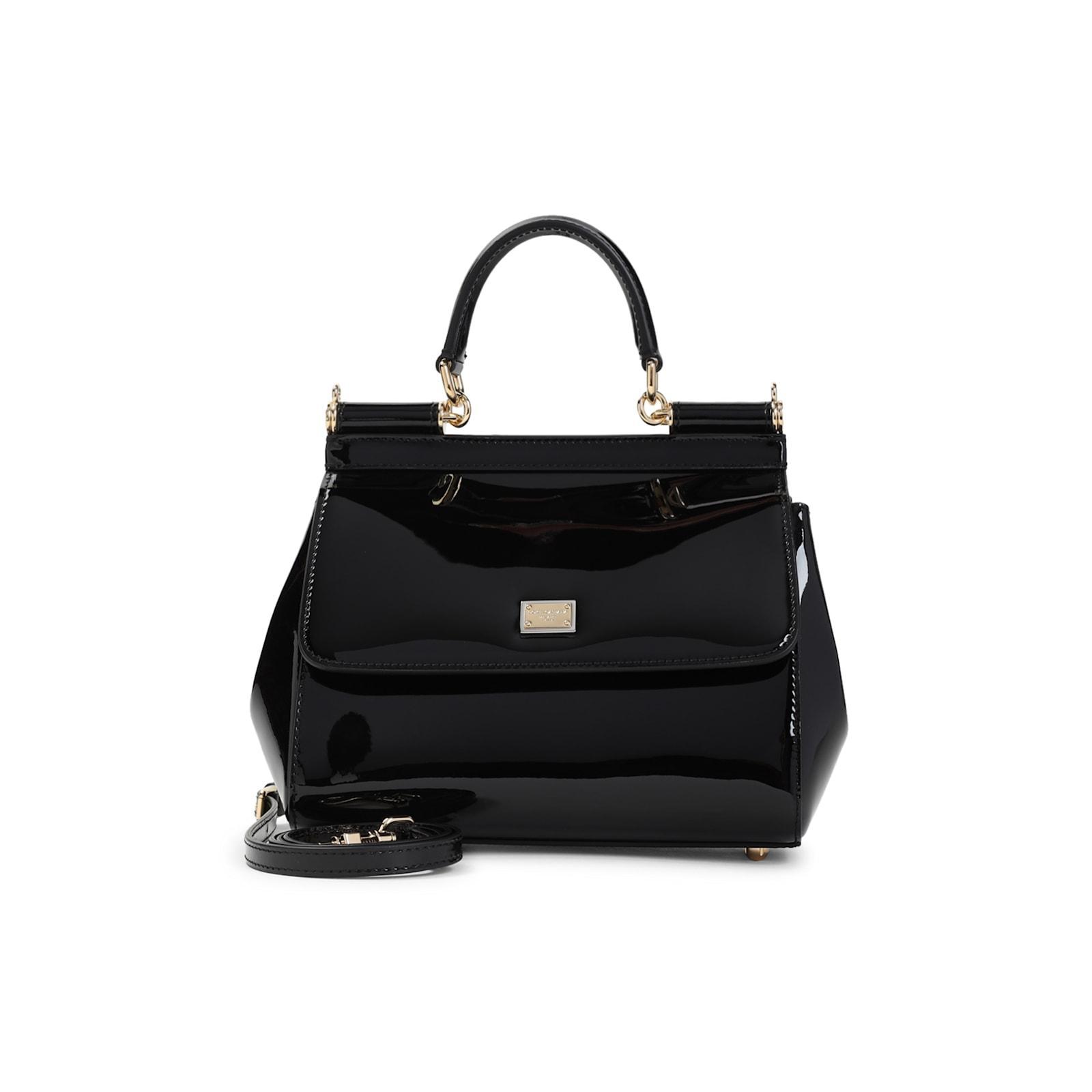 DOLCE & GABBANA Mini Sicily Shoulder Bag In Black Product Image