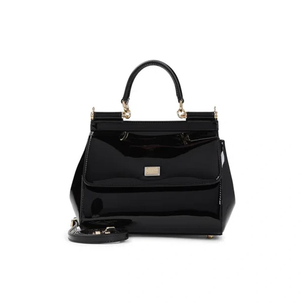 DOLCE & GABBANA Mini Sicily Shoulder Bag In Black Product Image