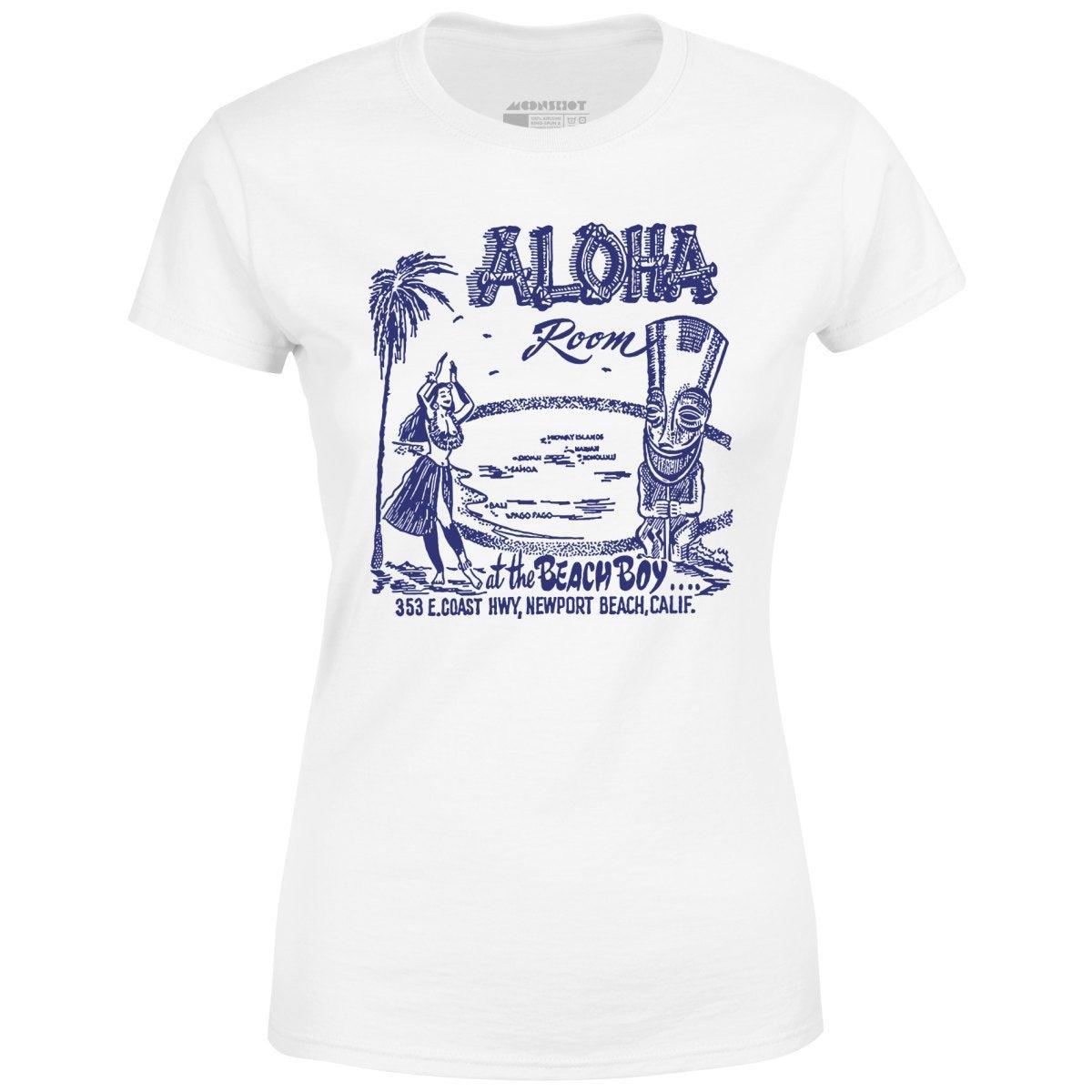 Aloha Room - Newport Beach, CA - Vintage Tiki Bar - Women's T-Shirt Female Product Image