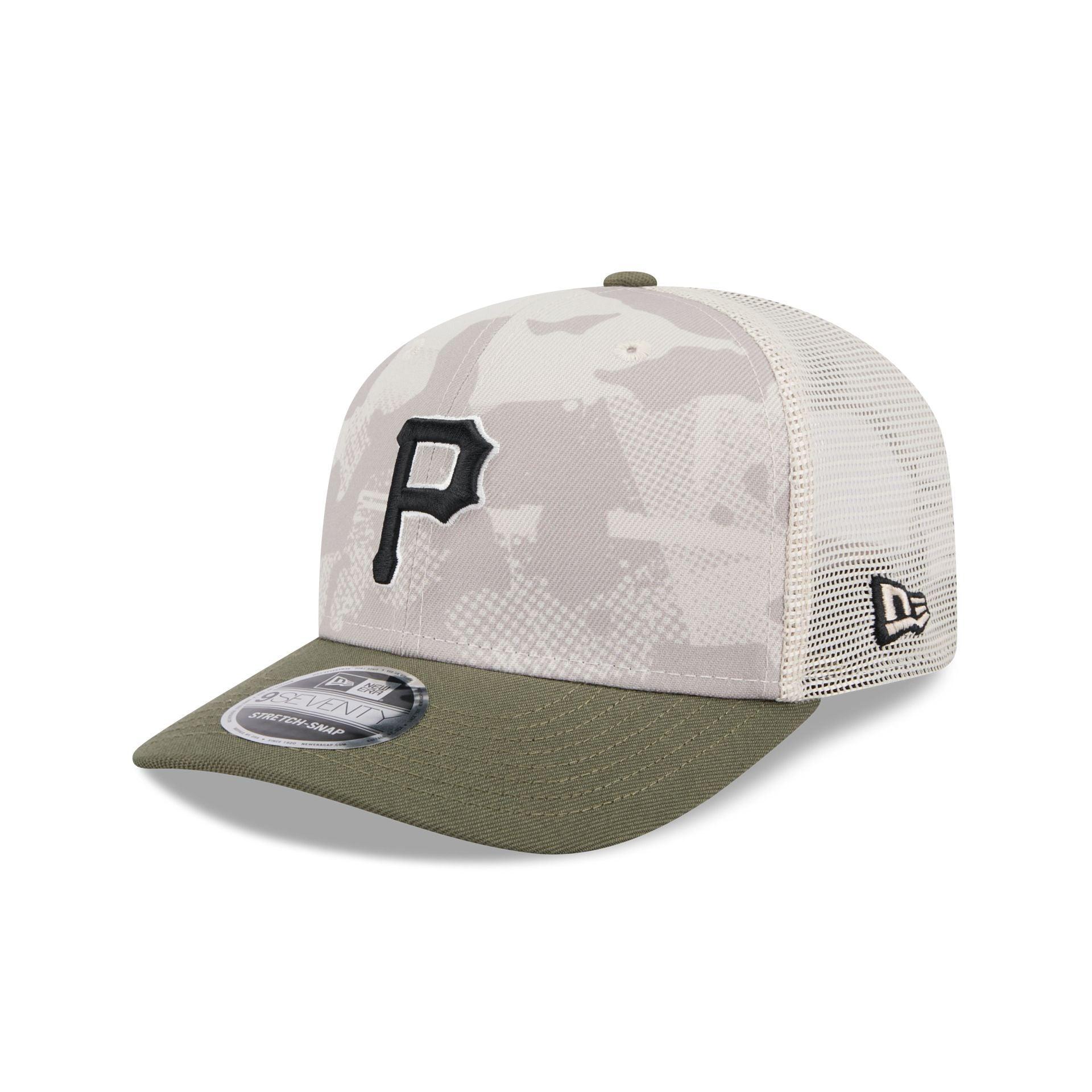 Pittsburgh Pirates Armed Forces Day 2025 9SEVENTY Trucker Hat Male Product Image
