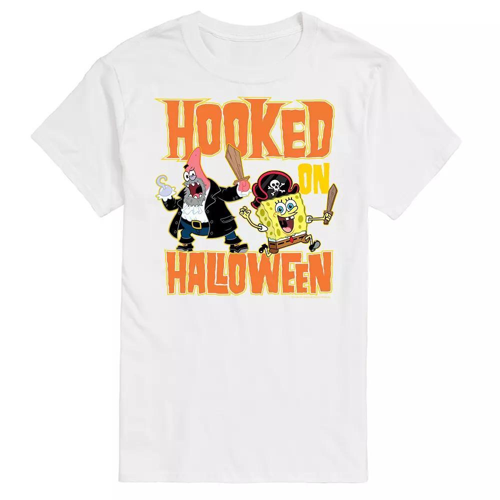 Big & Tall Spongebob Hooked On Halloween Graphic Tee, Men's, Size: 6XB, White Product Image