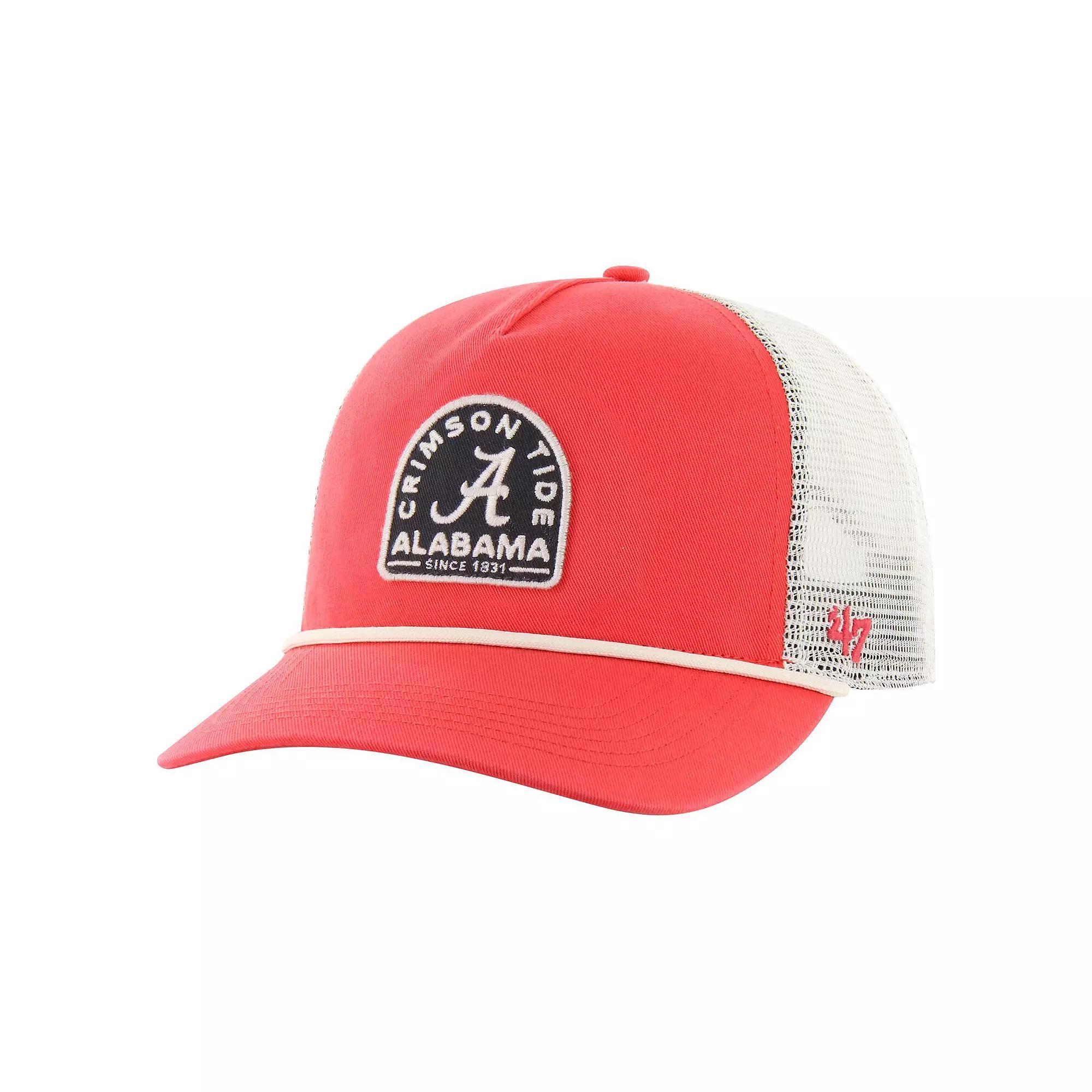 Men's '47 Crimson Alabama Crimson Tide Coastline Hitch Trucker Adjustable Hat, Red Product Image
